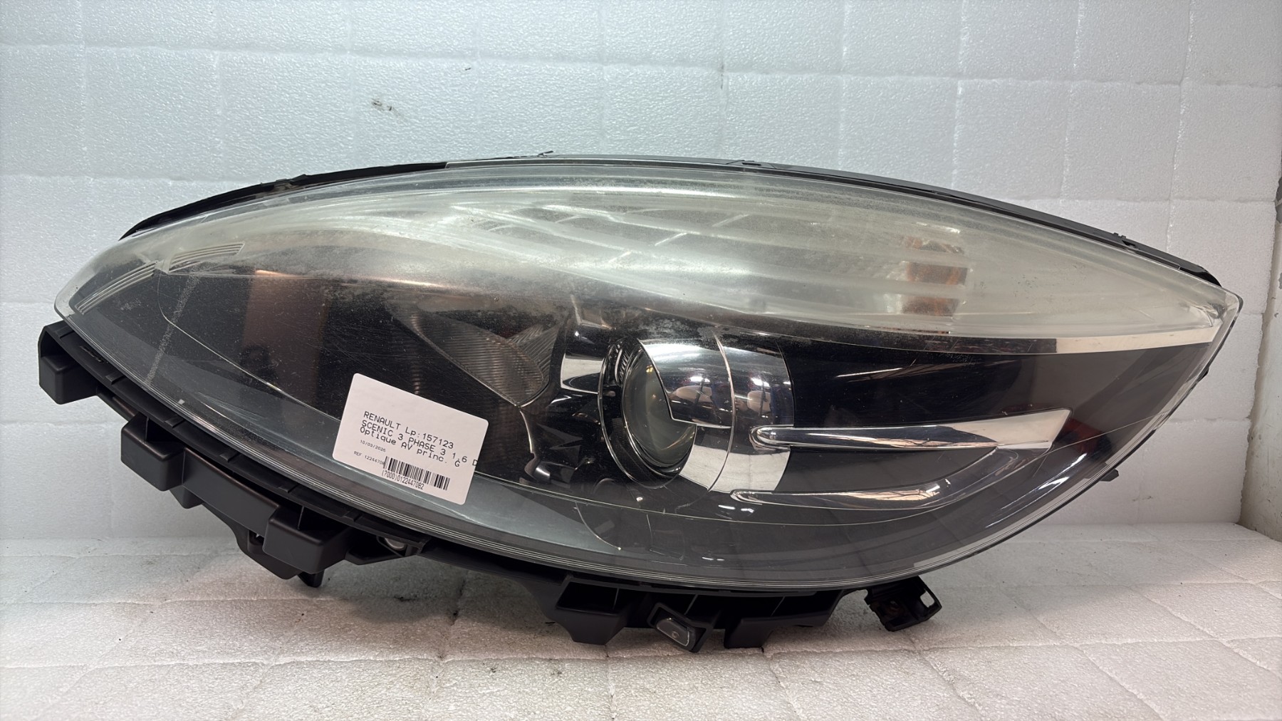 Optique avant principal gauche (feux)(phare) renault scenic 3 phase 3