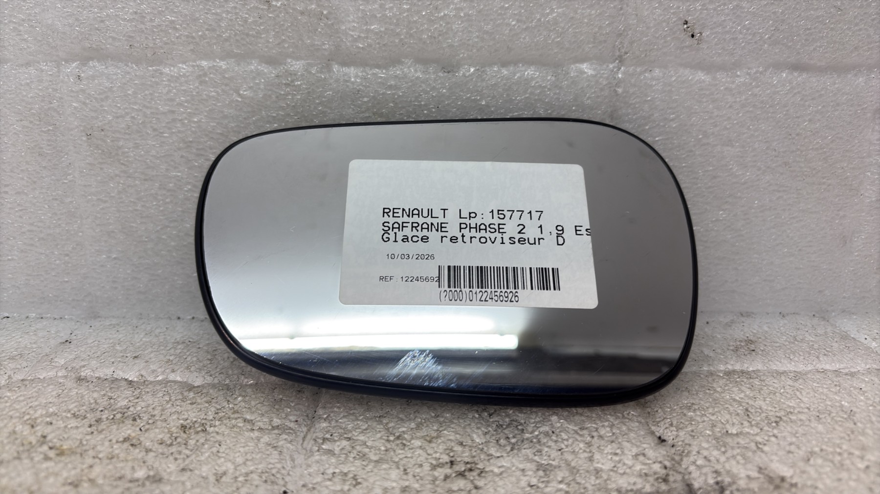 Glace retroviseur droit renault safrane phase 2