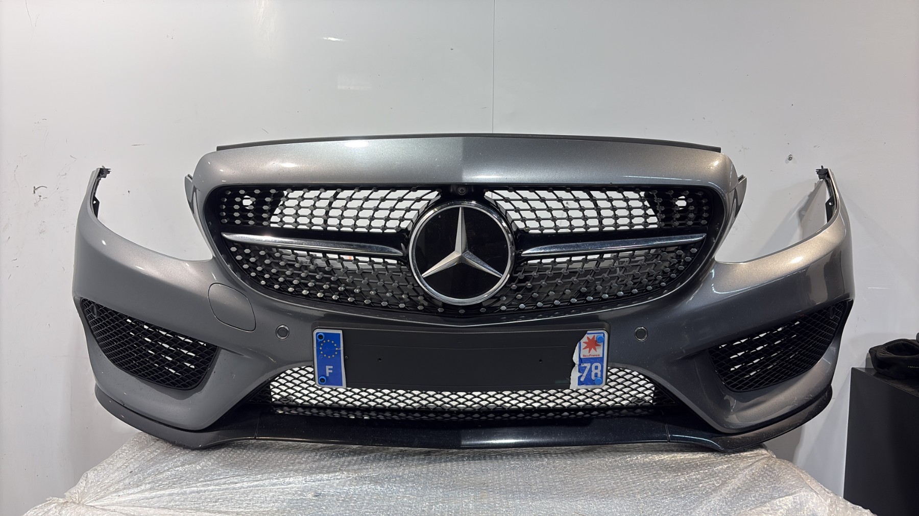 Pare choc avant mercedes classe c 205 phase 1 coupe