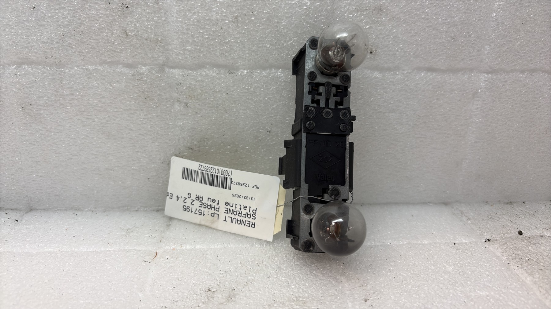 Platine feu arriere gauche renault safrane phase 2