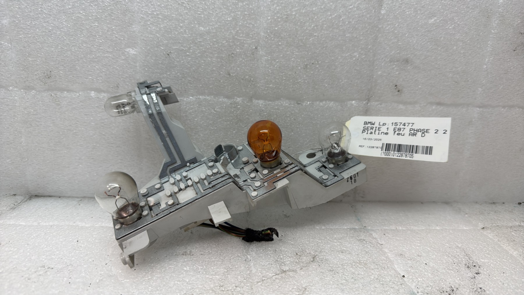 Platine feu arriere droit bmw serie 1 e87 phase 2