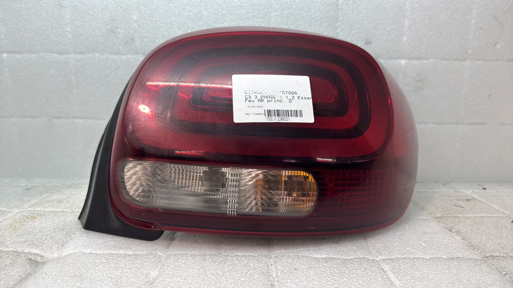 Feu arriere principal droit (feux) citroen c3 3 phase 1