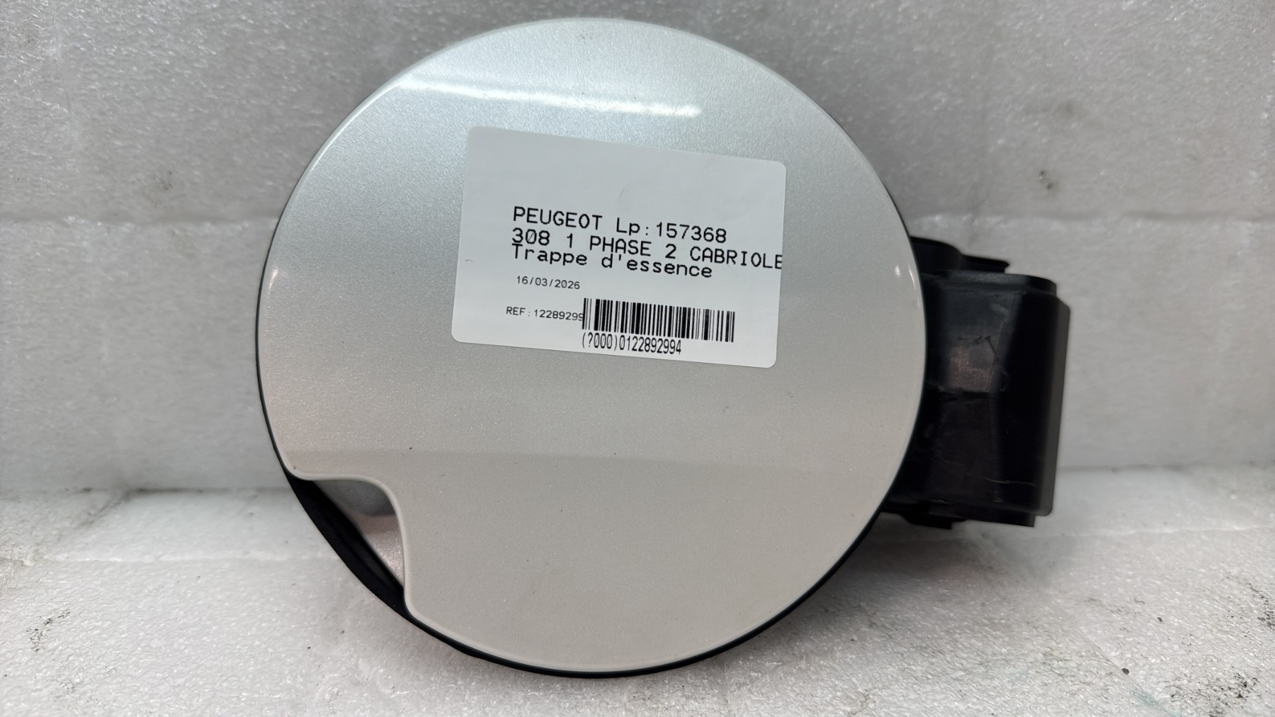 Trappe d'essence peugeot 308 1 phase 2 cabriolet