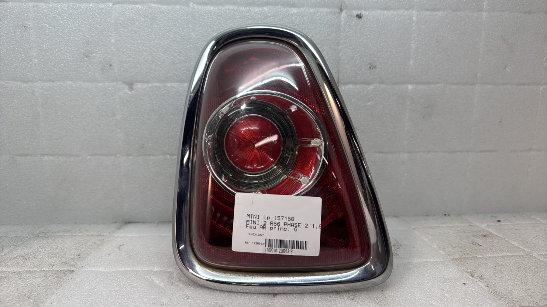 Feu arriere principal gauche (feux) mini mini 2 r56 phase 2