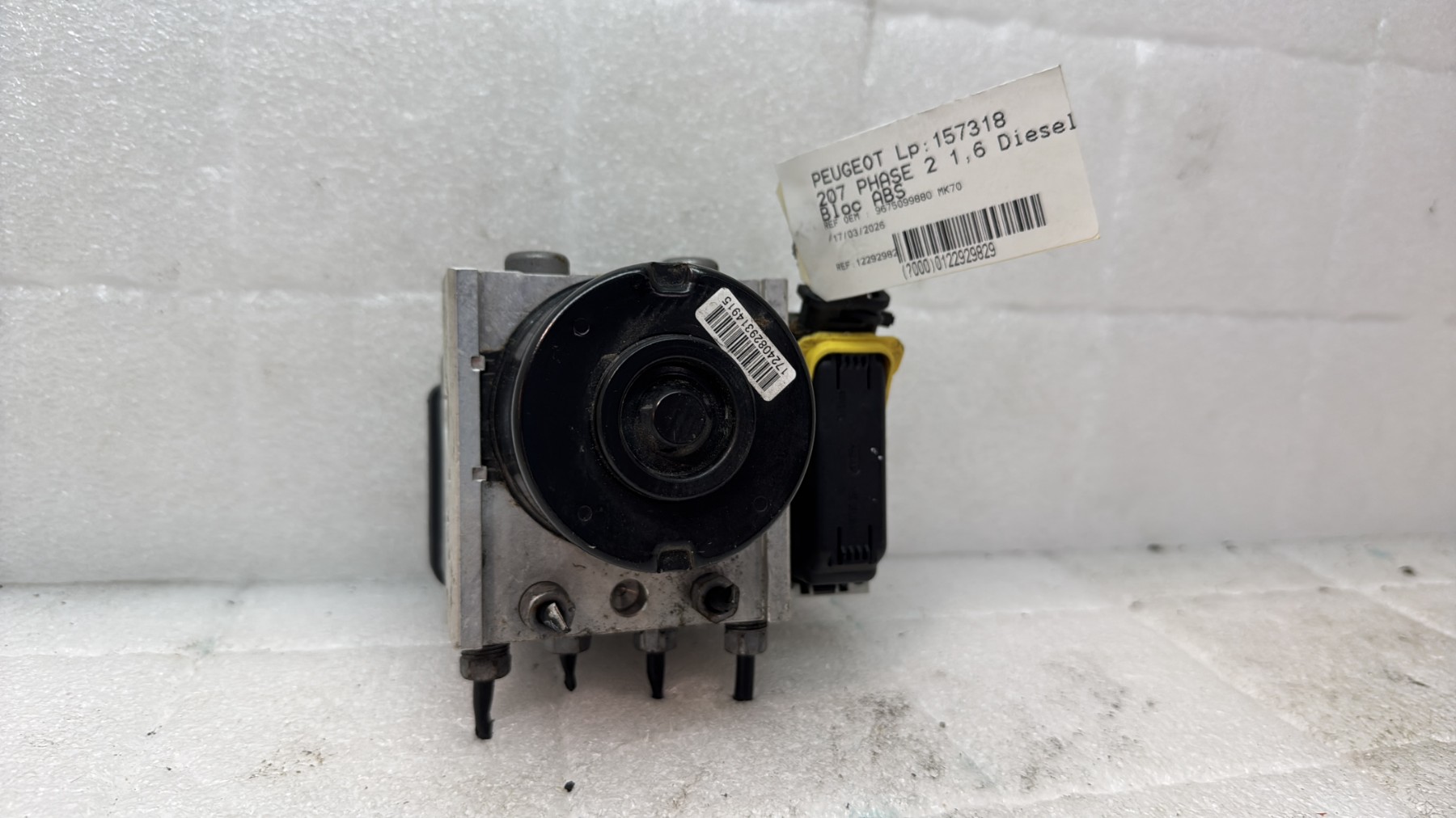 Bloc ABS (freins anti-blocage) peugeot 207 phase 2