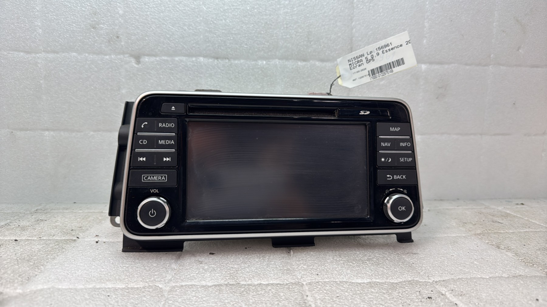 Ecran GPS nissan micra 5