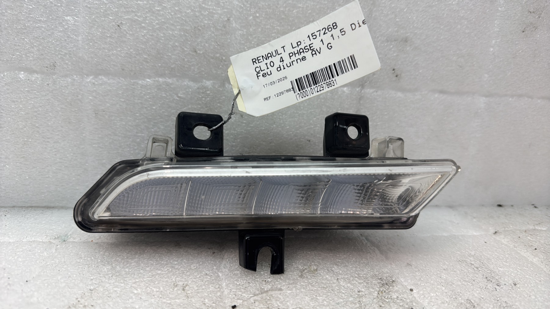 Feu diurne avant gauche renault clio 4 phase 1