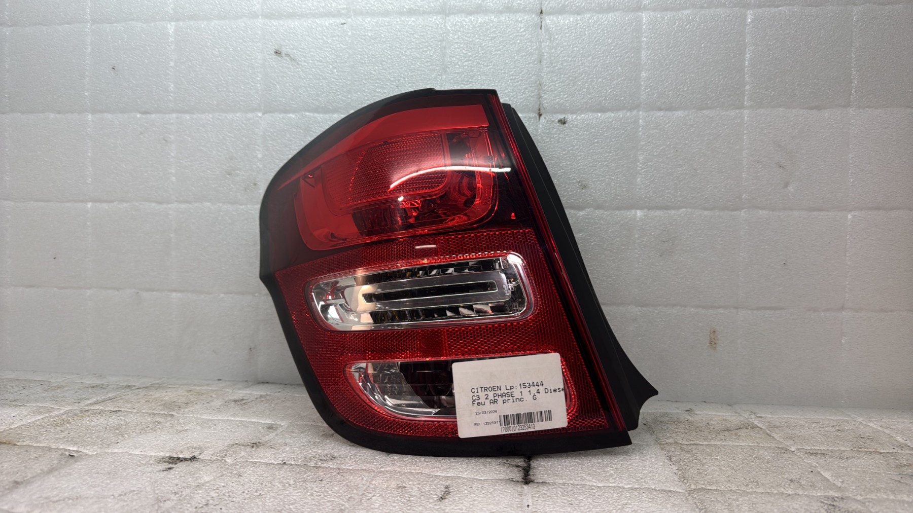Feu arriere principal gauche (feux) citroen c3 2 phase 1