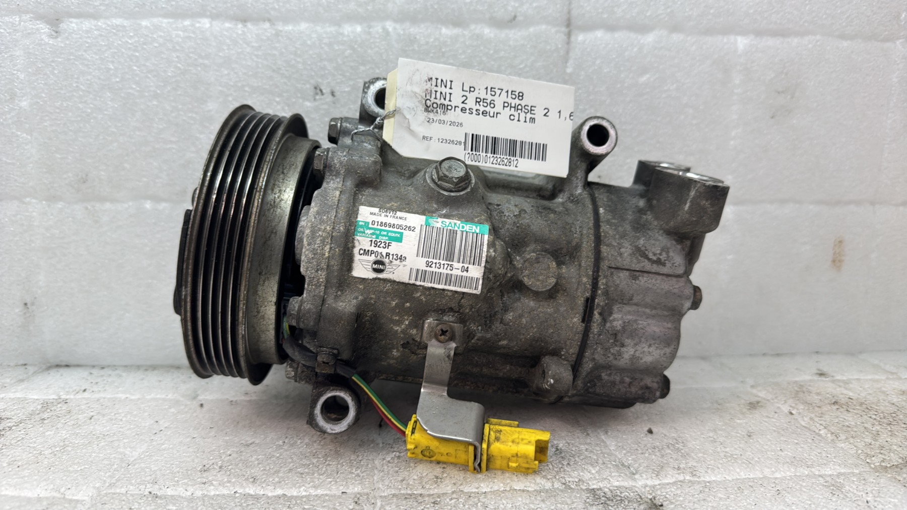 Compresseur clim mini mini 2 r56 phase 2