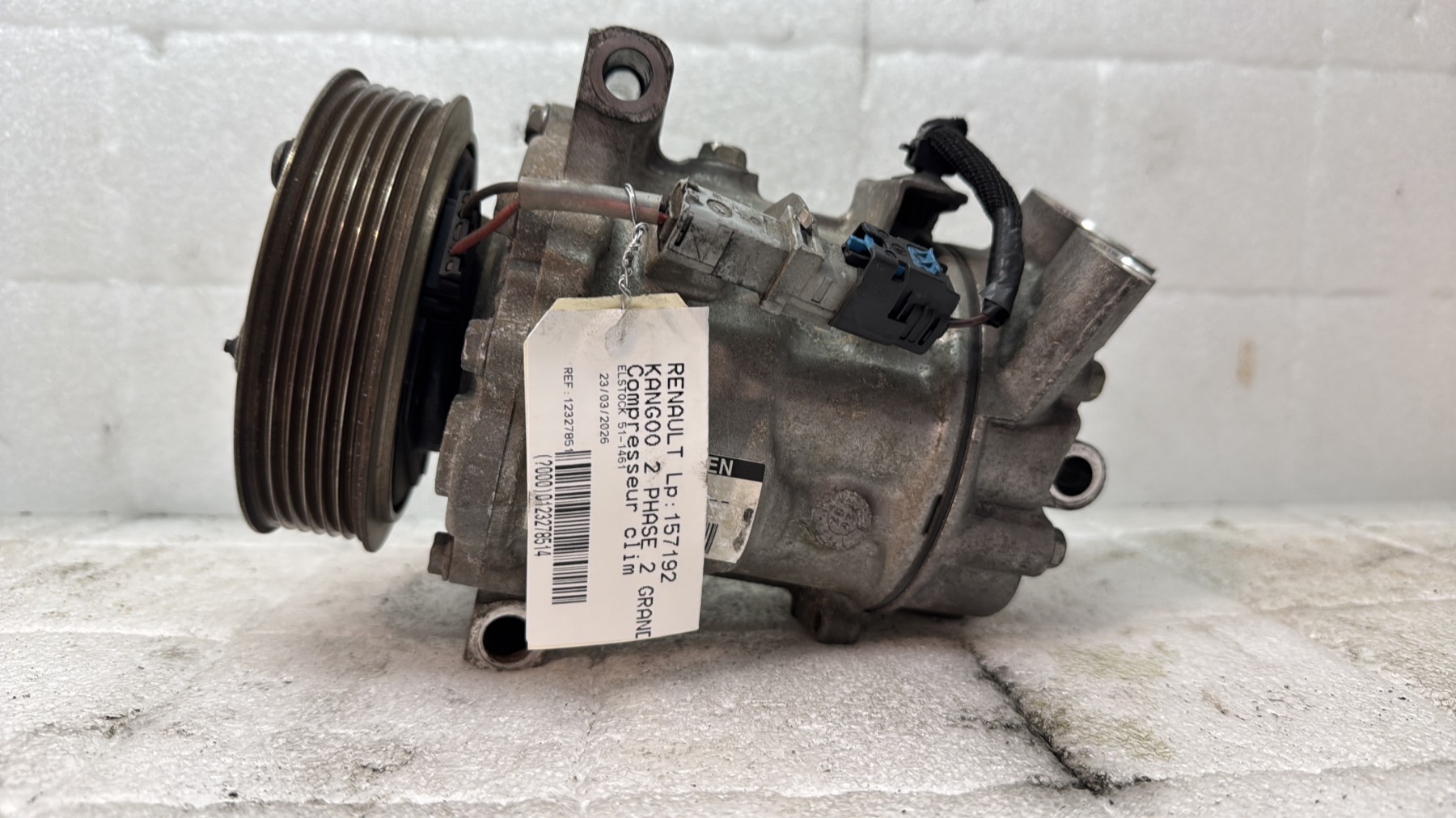 Compresseur clim renault kangoo 2 phase 2