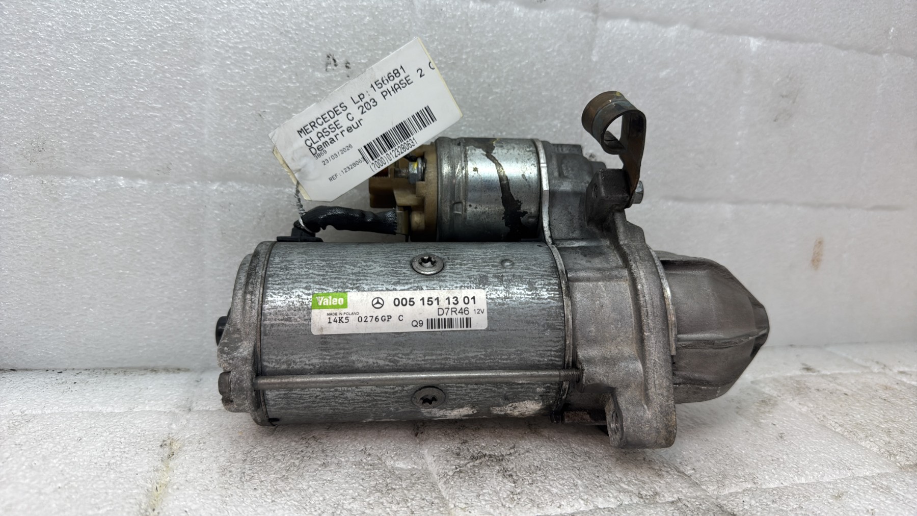 Demarreur mercedes classe c 203 phase 2