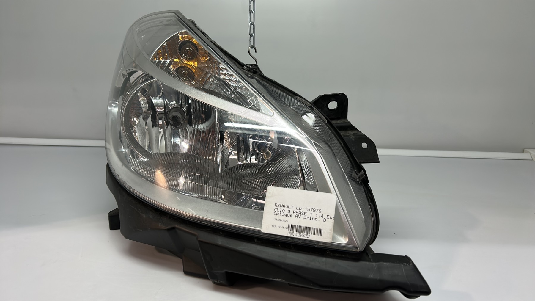 Optique avant principal droit (feux)(phare) renault clio 3 phase 1