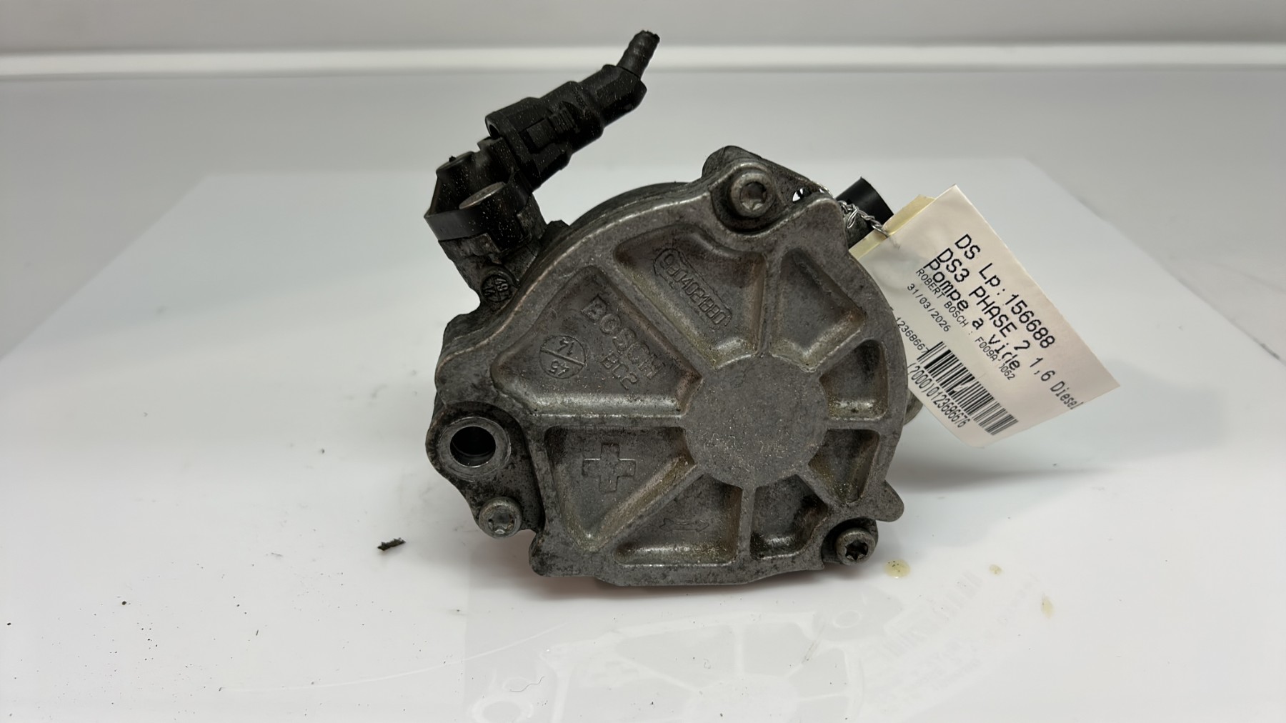 Pompe à vide ds ds3 phase 2