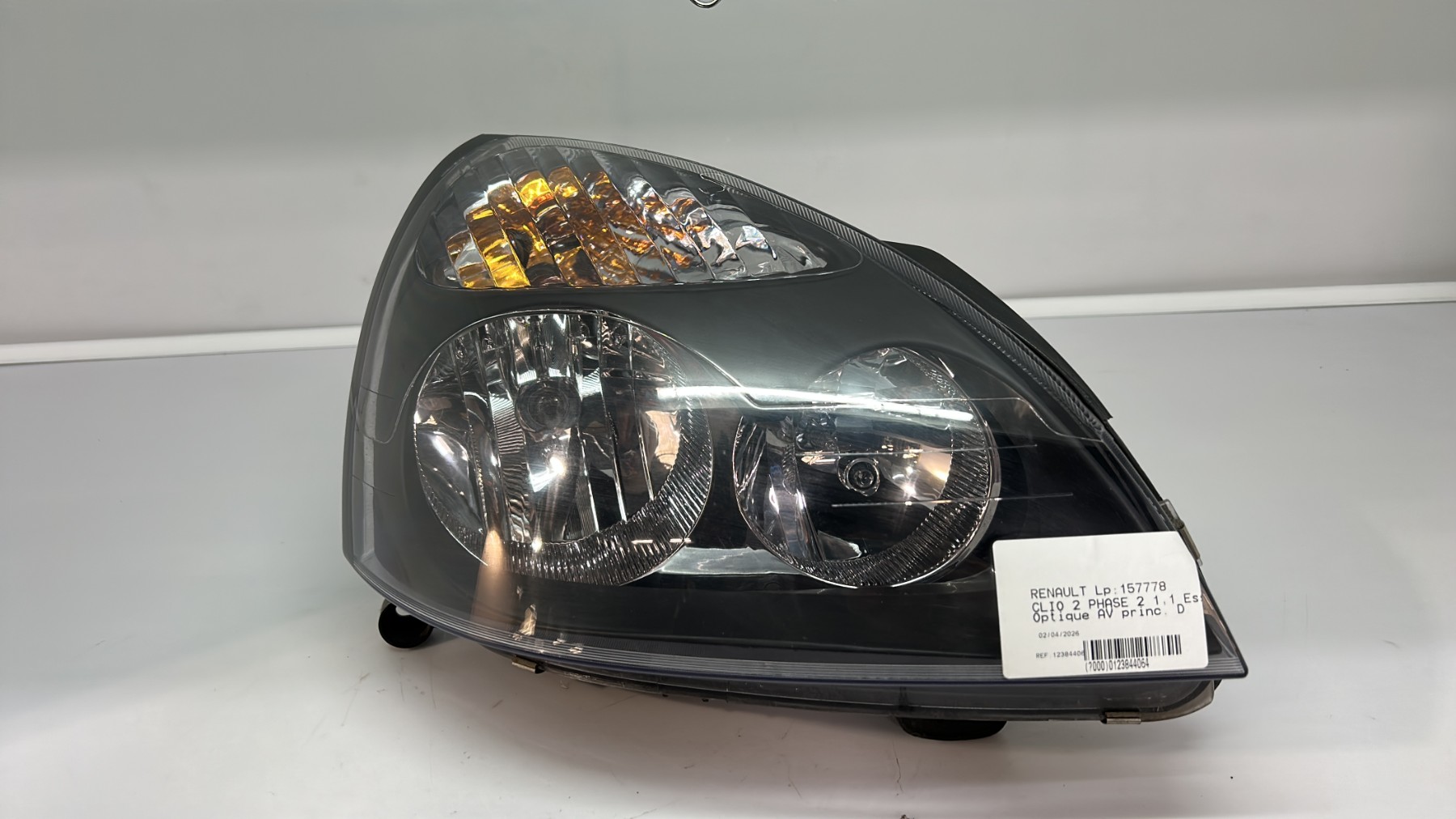 Optique avant principal droit (feux)(phare) renault clio 2 phase 2