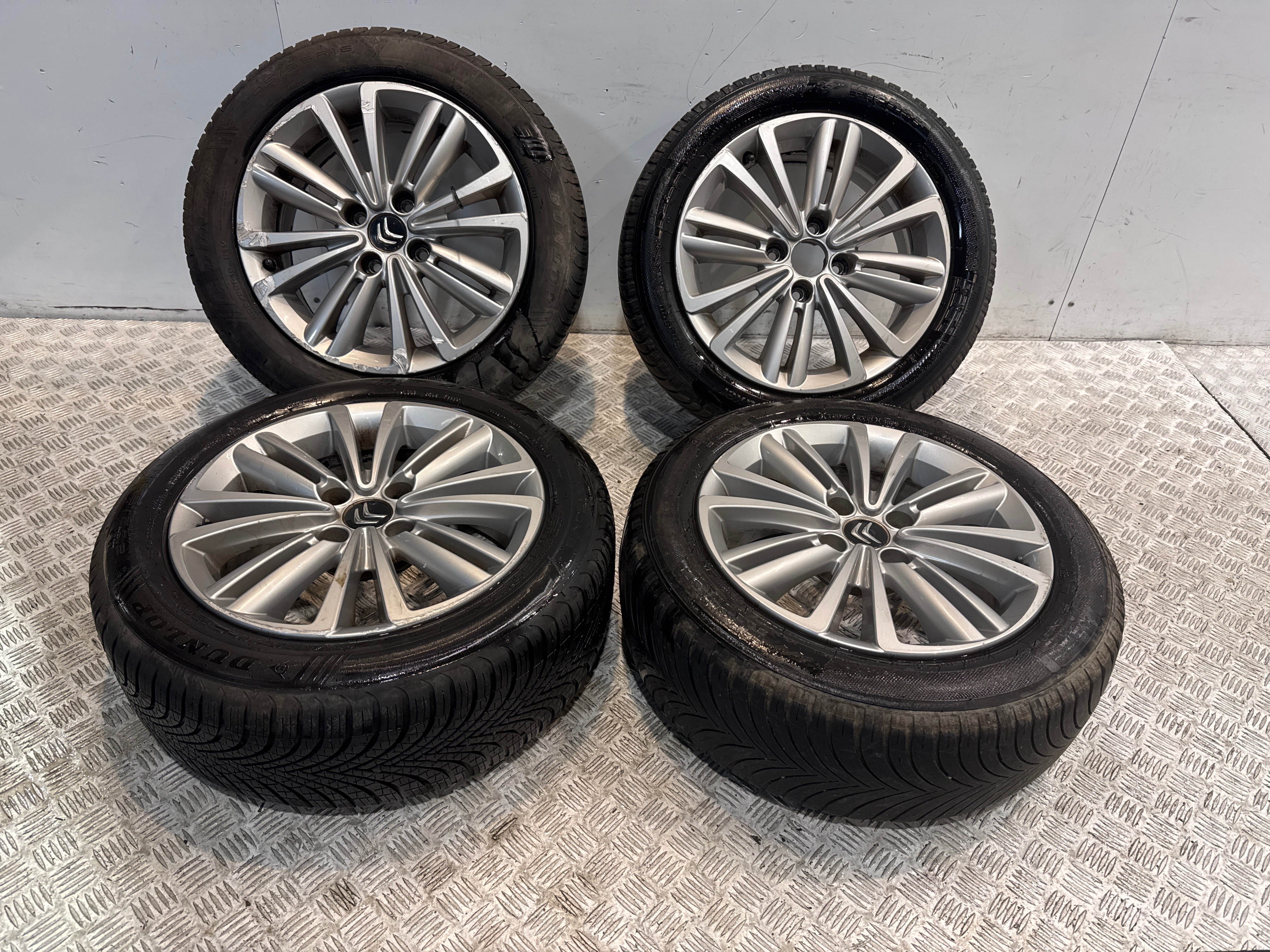 Jeu de 4 jantes  citroen c4 2 phase 1