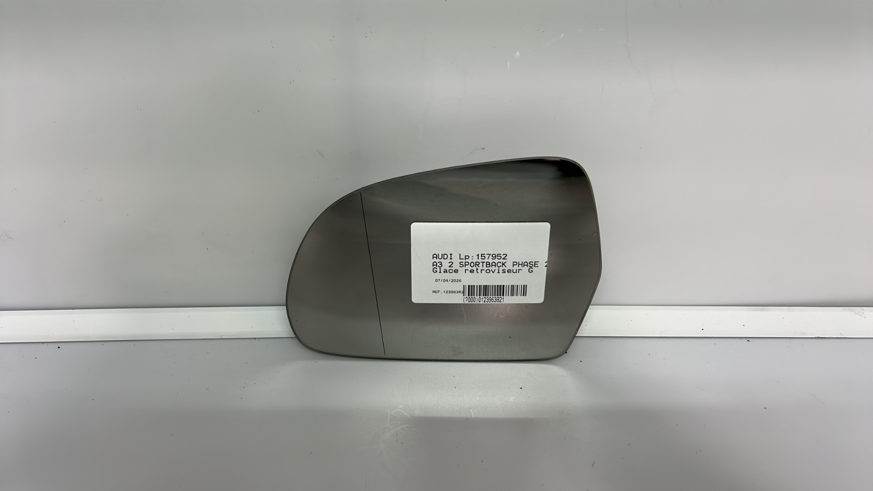 Glace retroviseur gauche audi a3 2 sportback phase 2