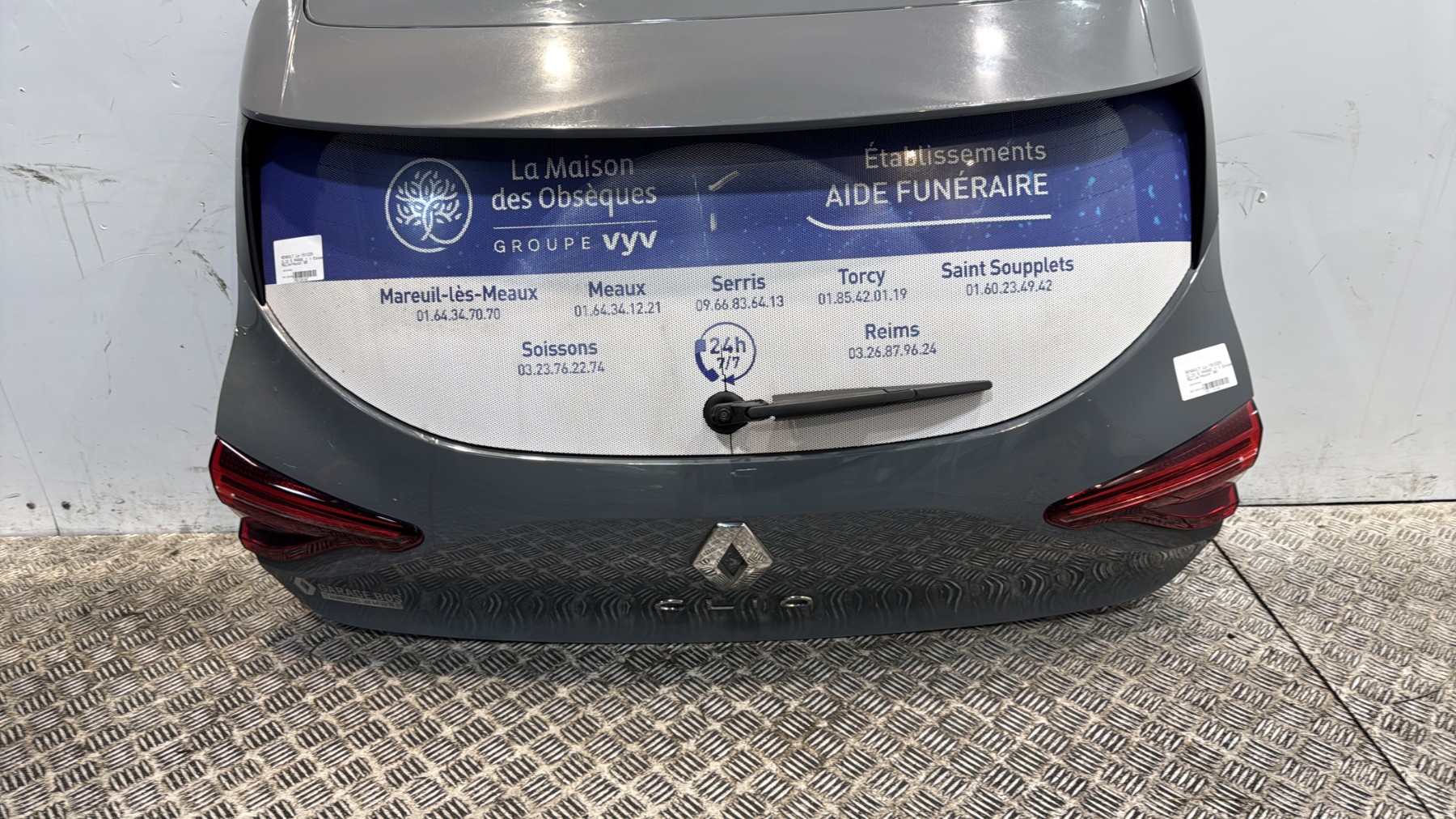 Malle/Hayon arriere renault clio 5 phase 1