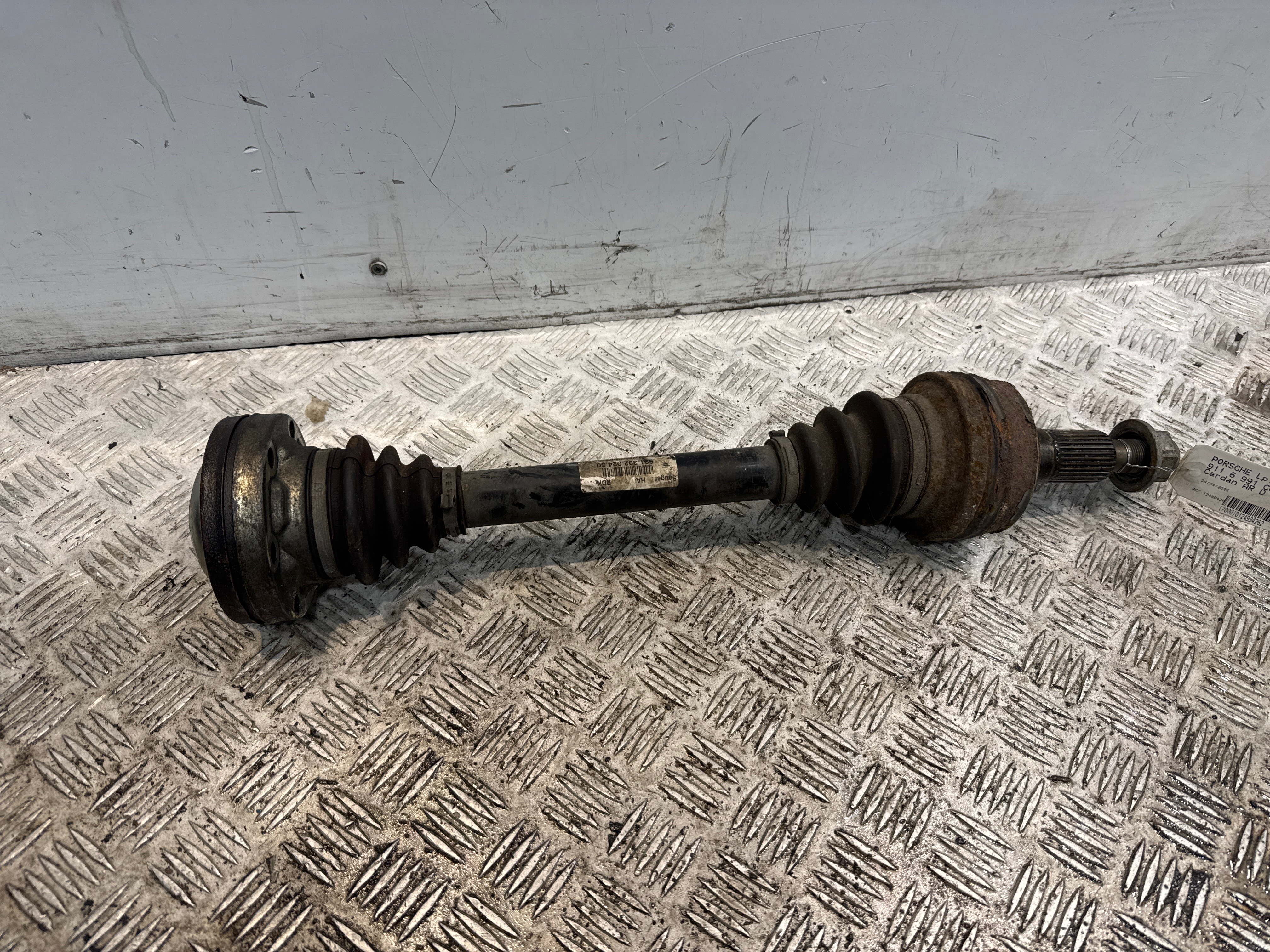 Cardan arriere droit (transmission) porsche 911 6 991 coupe phase 1