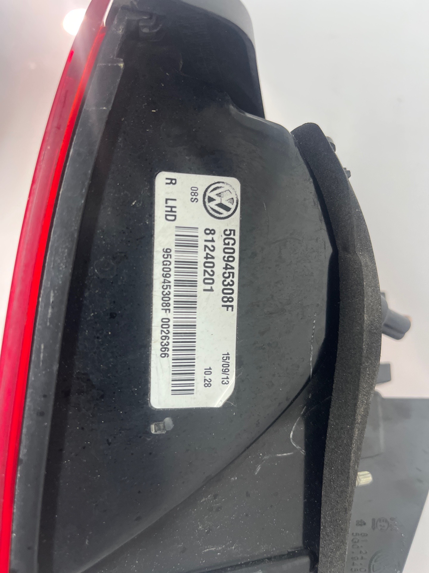Feu arriere secondaire droit (feux) volkswagen golf 7 phase 1