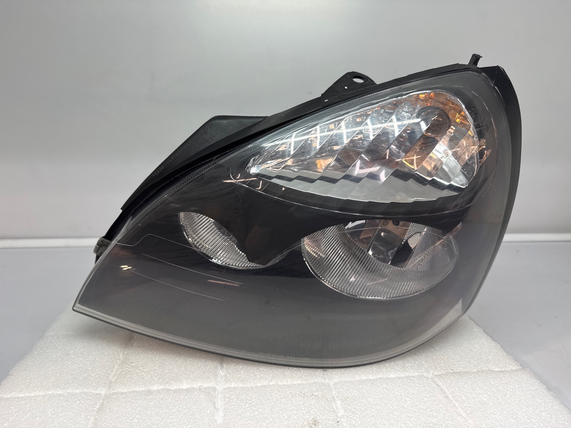 Optique avant principal gauche (feux)(phare) renault clio 2 phase 2