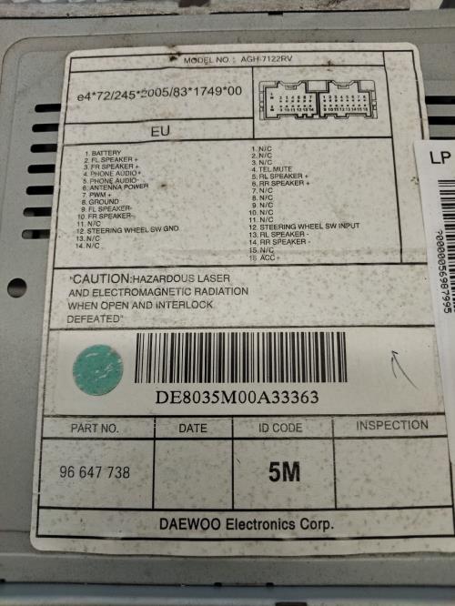 Foto del ricambio