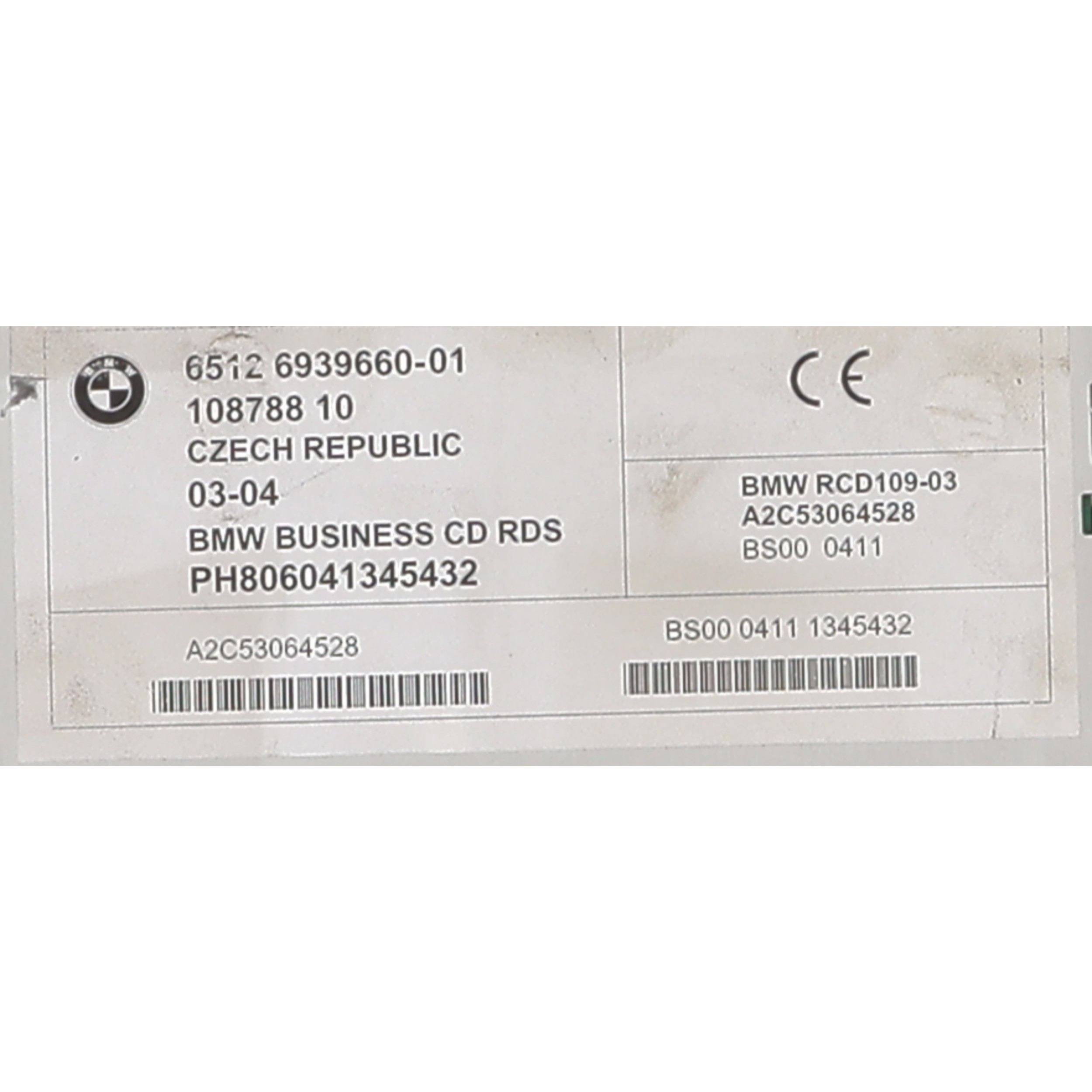 Autoradio d'origine pour BMW SERIE 3 E46 PHASE 2 Autoradio d'origine pour BMW SERIE 3 E46 PHASE 2
