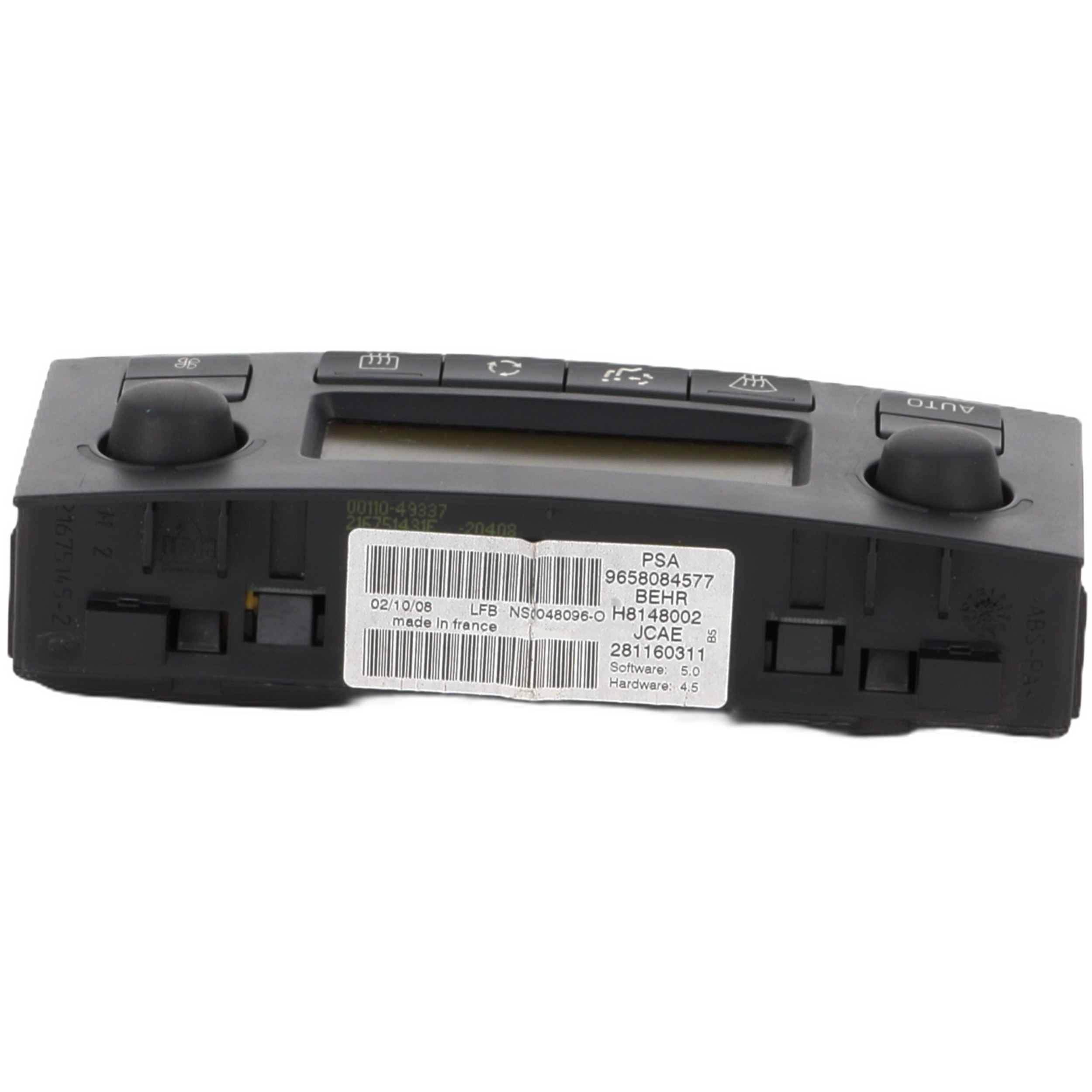 Commande chauffage pour CITROEN C4 1 PHASE 2 Commande chauffage pour CITROEN C4 1 PHASE 2