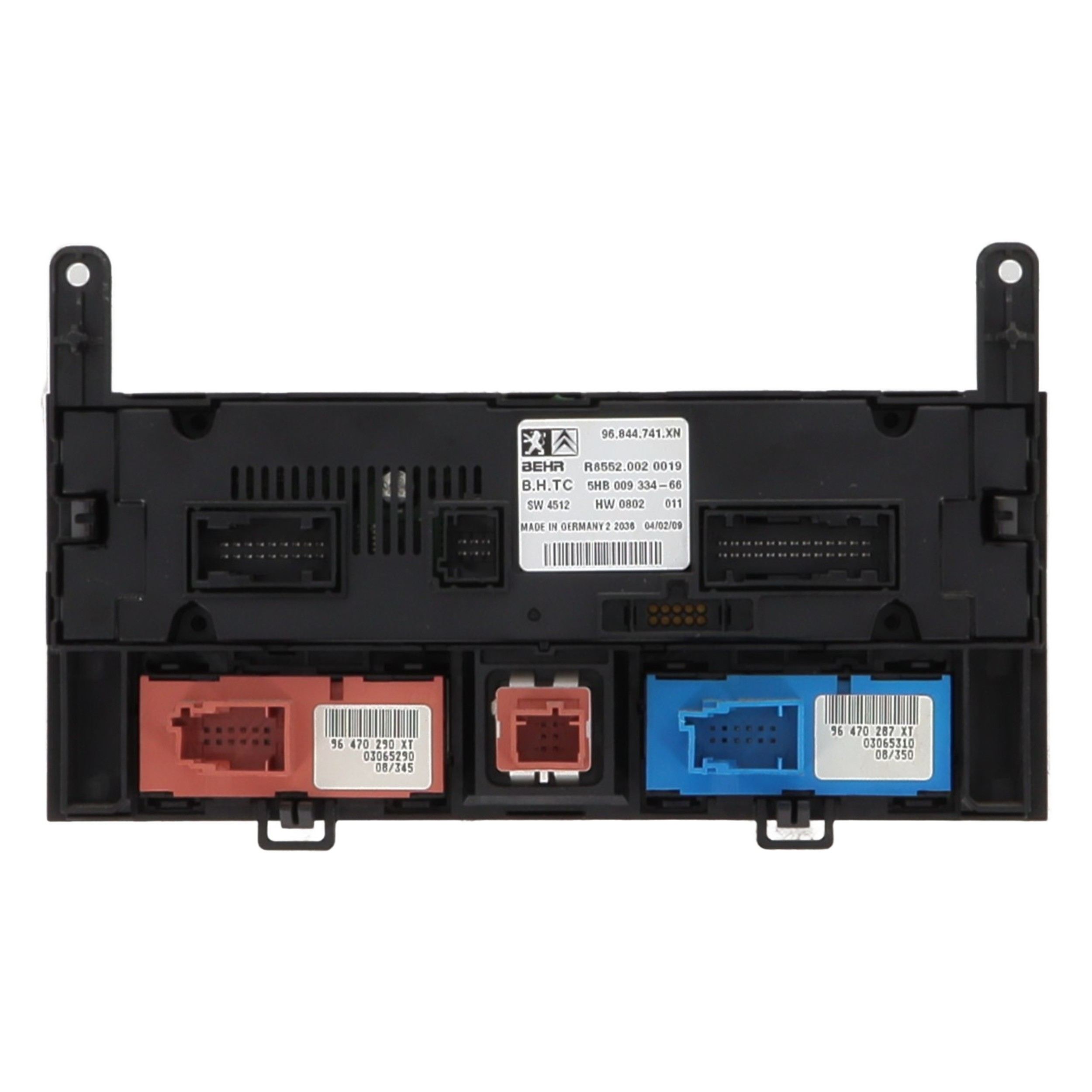 Commande chauffage pour PEUGEOT 407 PHASE 2 Commande chauffage pour PEUGEOT 407 PHASE 2
