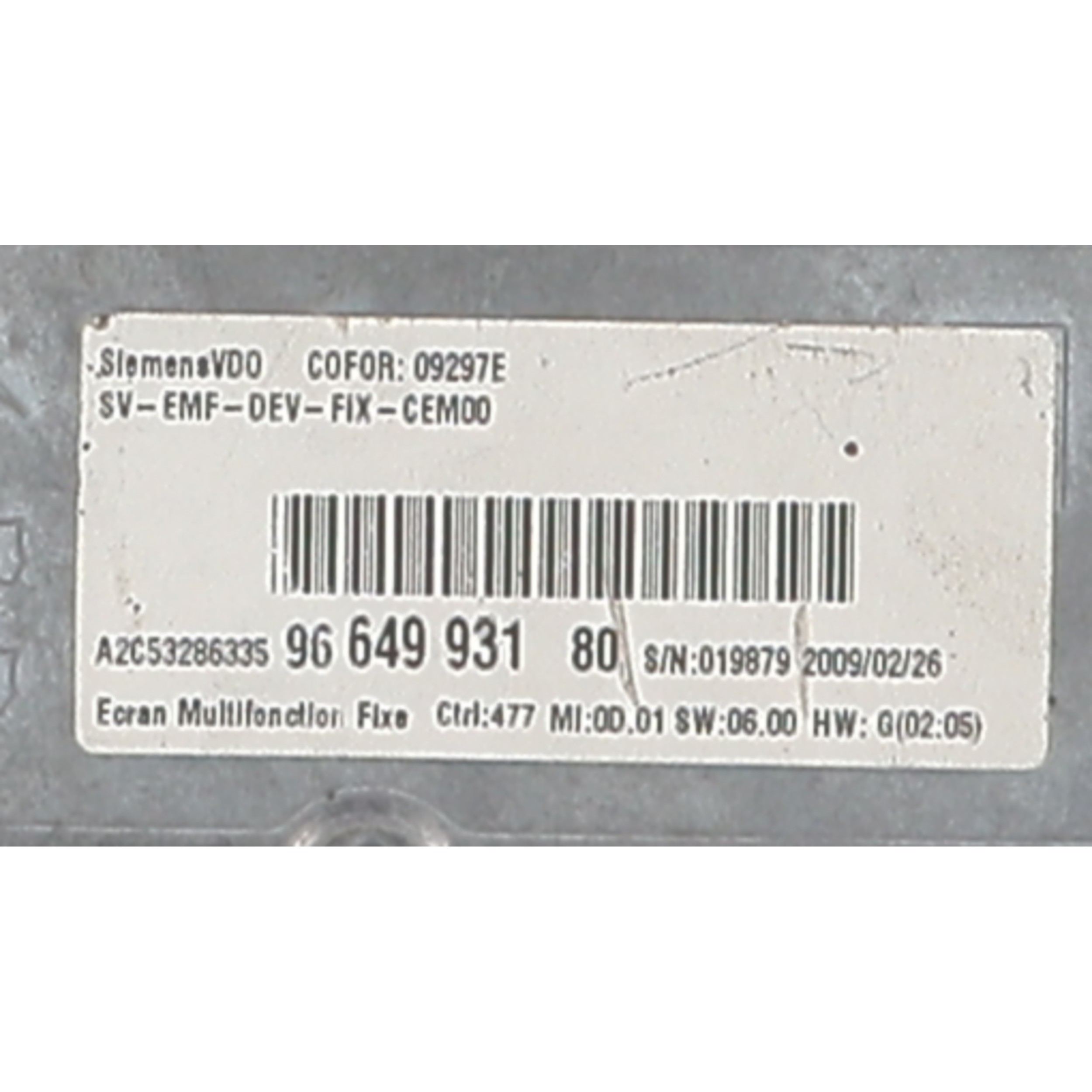 Ecran GPS pour PEUGEOT 407 PHASE 2 Ecran GPS pour PEUGEOT 407 PHASE 2