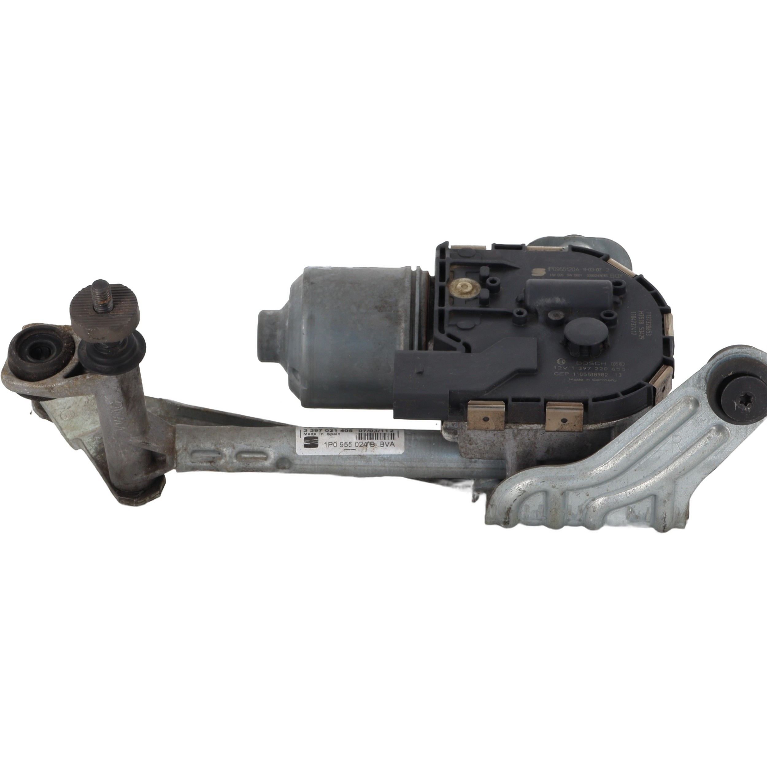 Moteur essuie glace avant droit pour SEAT LEON 2 PHASE 2 Moteur essuie glace avant droit pour SEAT LEON 2 PHASE 2