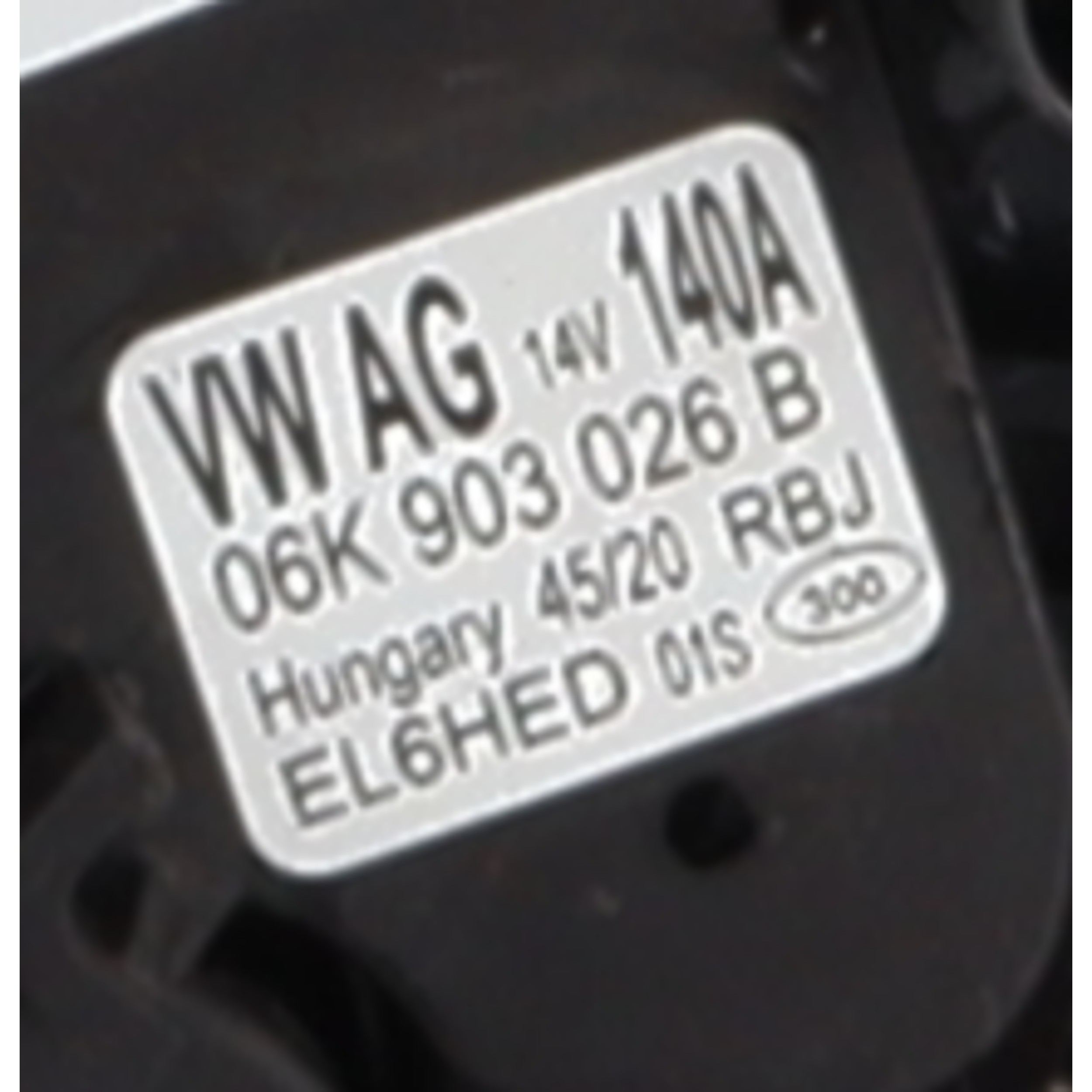 Alternateur pour VOLKSWAGEN GOLF 8 PHASE 1 Alternateur pour VOLKSWAGEN GOLF 8 PHASE 1