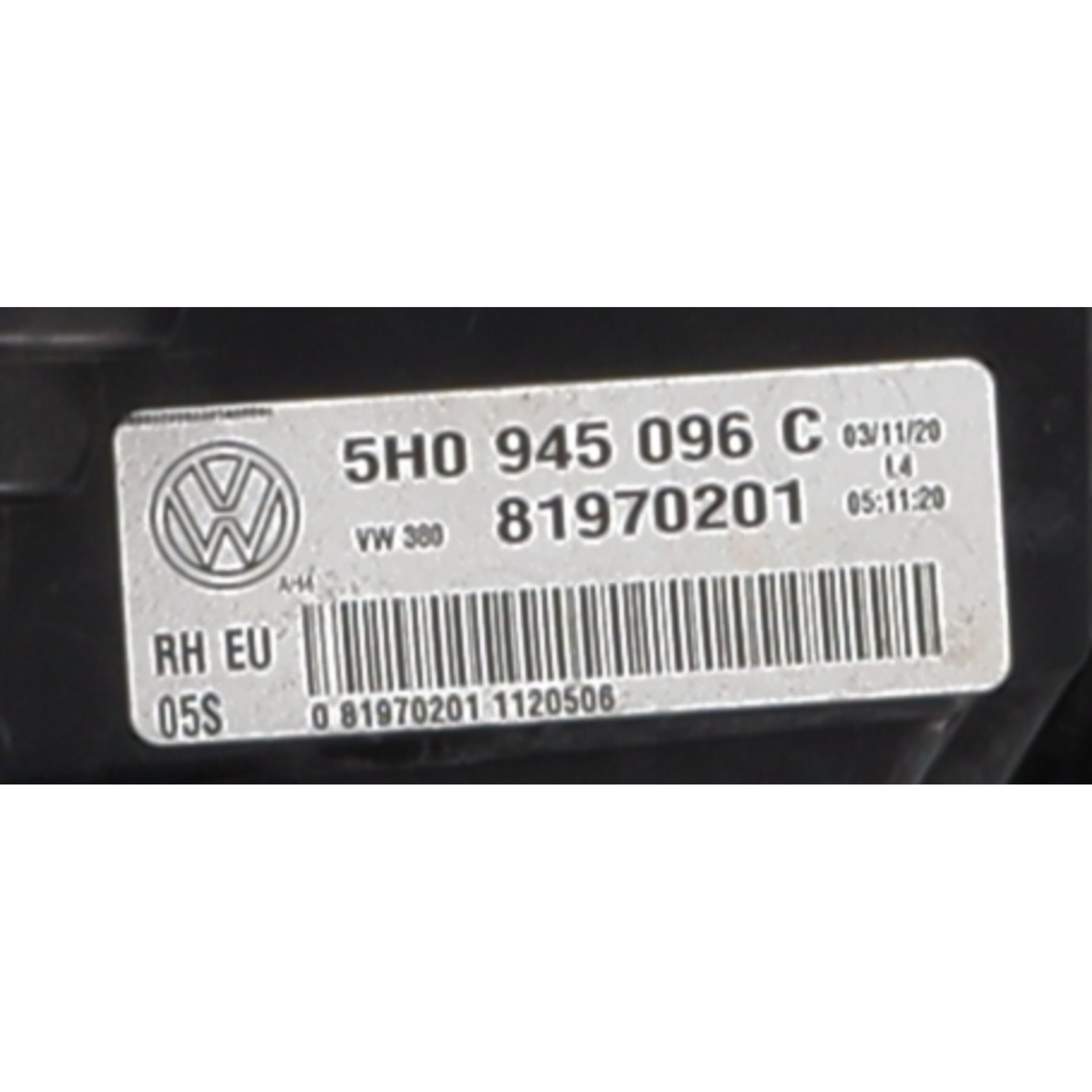 Feu arriere principal droit (feux) pour VOLKSWAGEN GOLF 8 PHASE 1 Feu arriere principal droit (feux) pour VOLKSWAGEN GOLF 8 PHASE 1