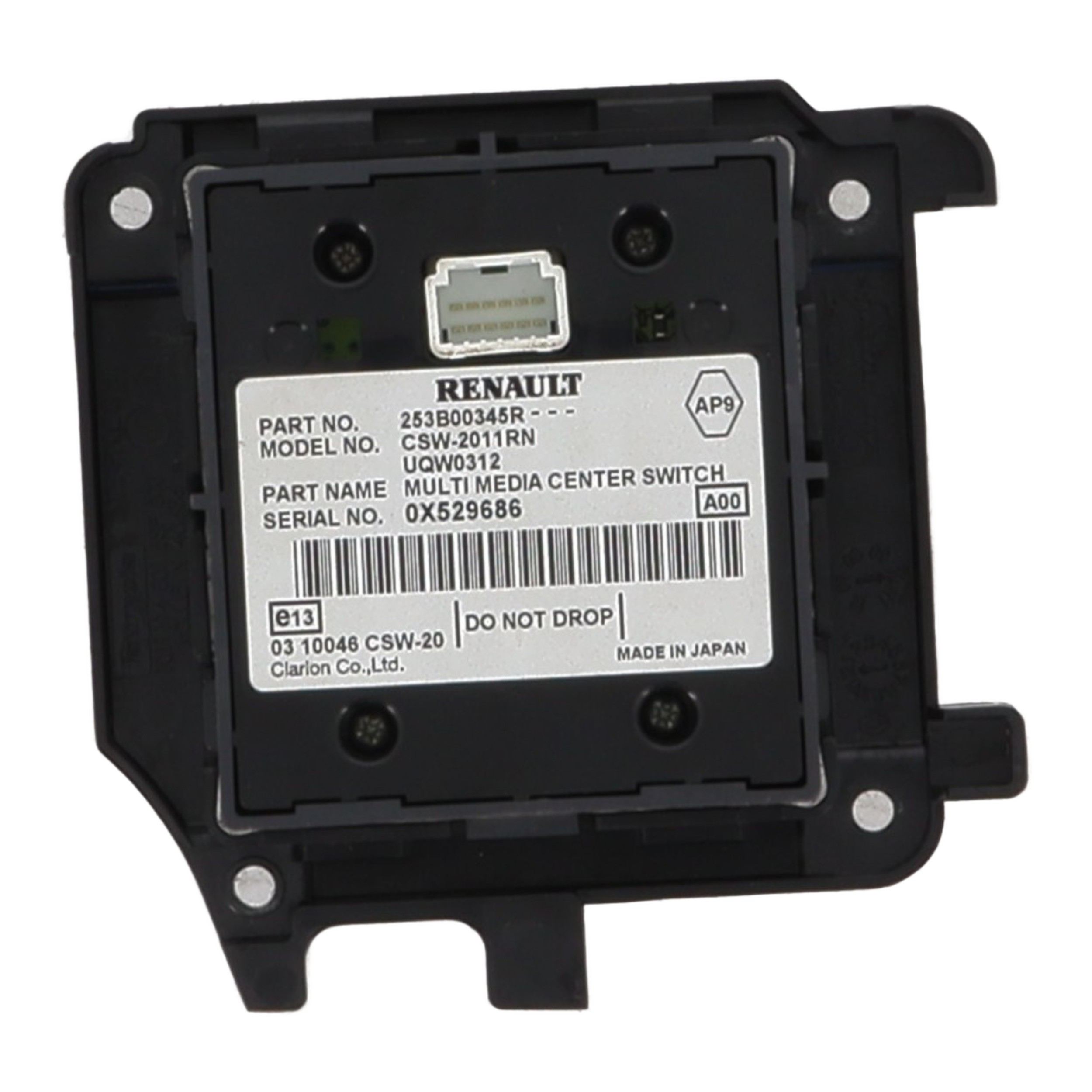 Commande autoradio pour RENAULT MEGANE 3 PHASE 1 COUPE Commande autoradio pour RENAULT MEGANE 3 PHASE 1 COUPE