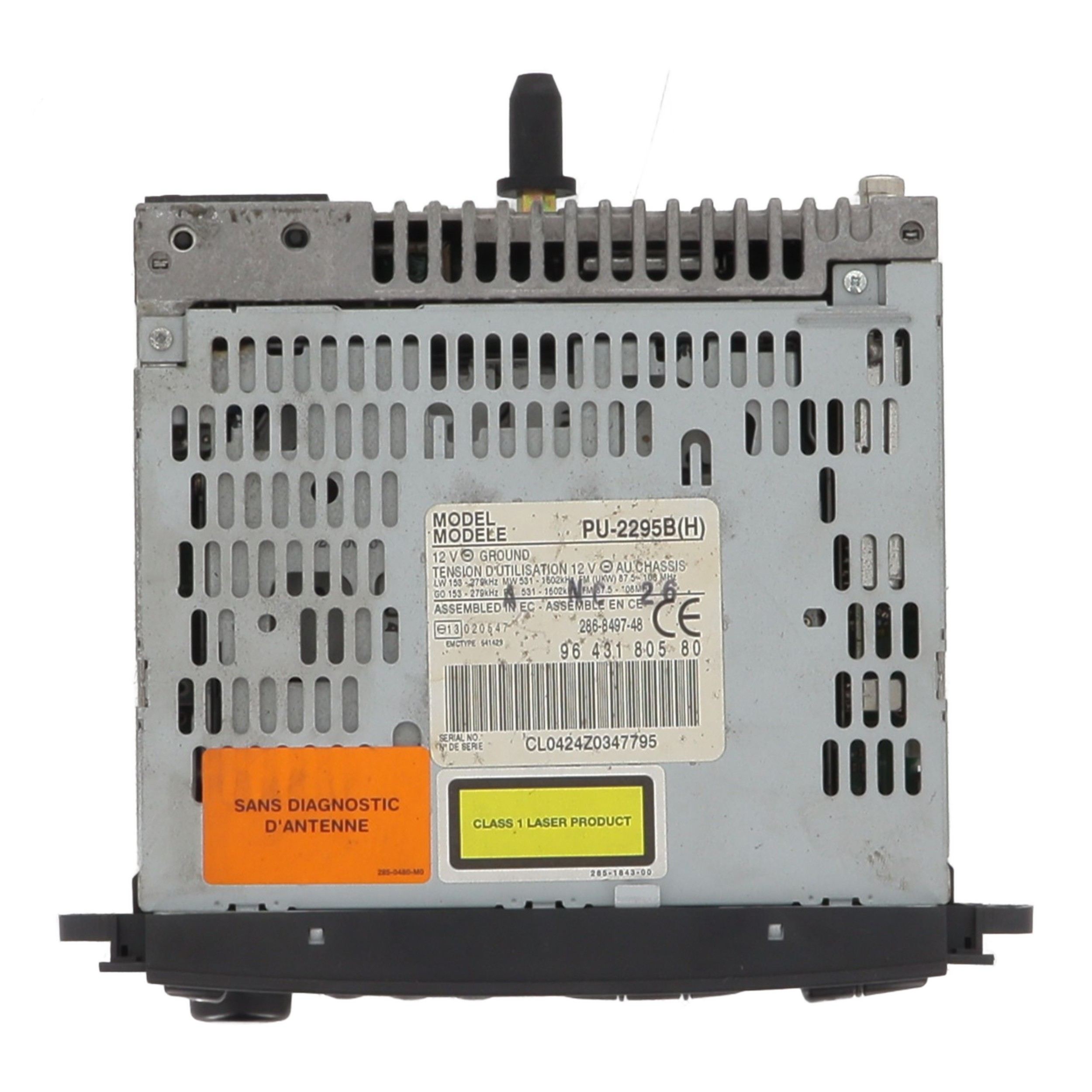 Autoradio d'origine pour CITROEN C5 1 PHASE 1 Autoradio d'origine pour CITROEN C5 1 PHASE 1