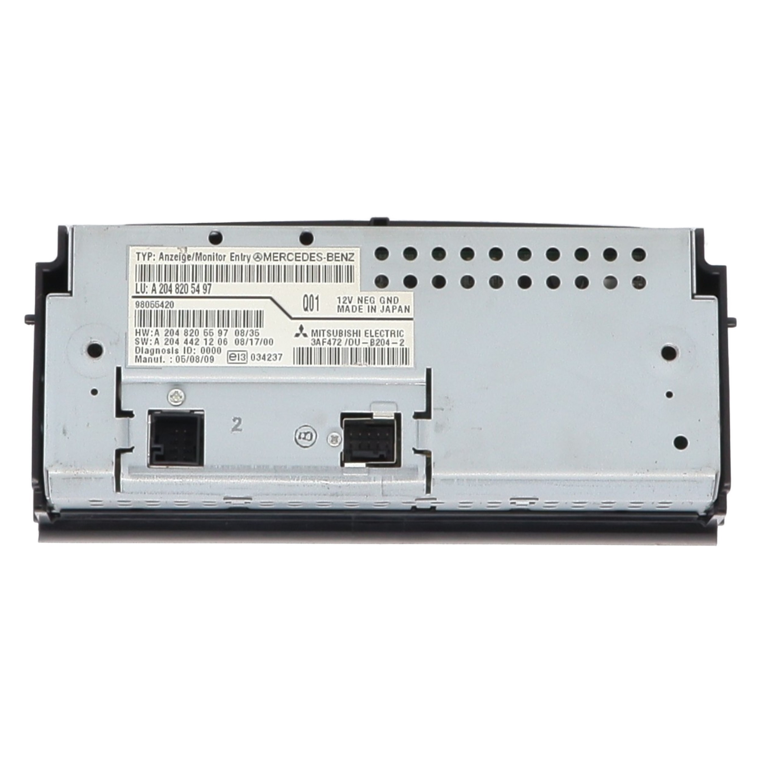 Ecran GPS pour MERCEDES CLASSE C 204 PHASE 1 Ecran GPS pour MERCEDES CLASSE C 204 PHASE 1