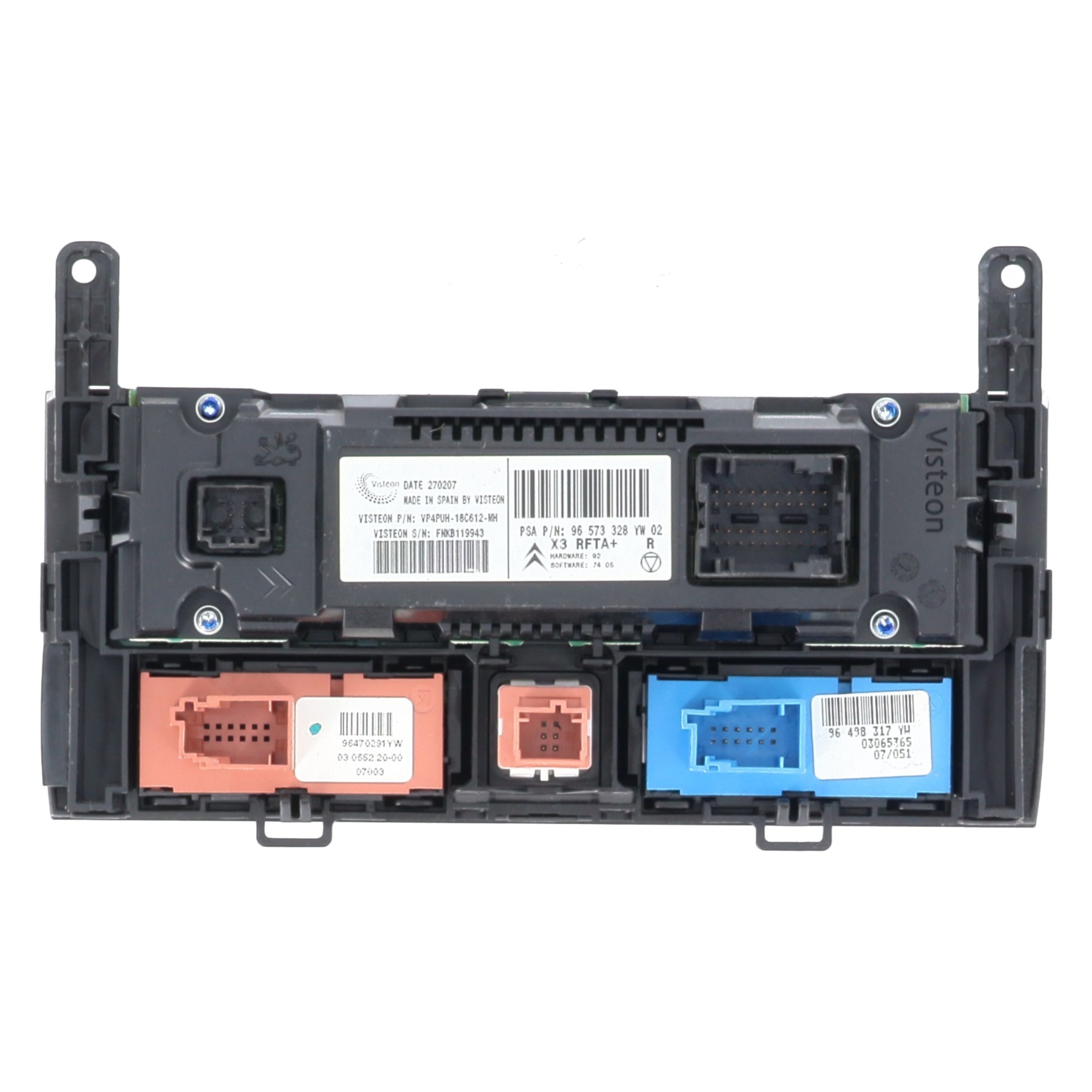 Commande chauffage pour CITROEN C5 1 PHASE 2 Commande chauffage pour CITROEN C5 1 PHASE 2