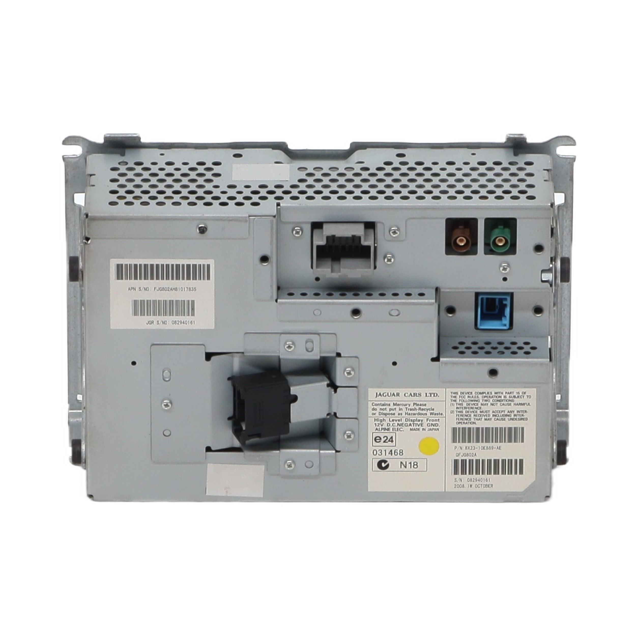 Ecran GPS pour JAGUAR XF 1 PHASE 1 Ecran GPS pour JAGUAR XF 1 PHASE 1