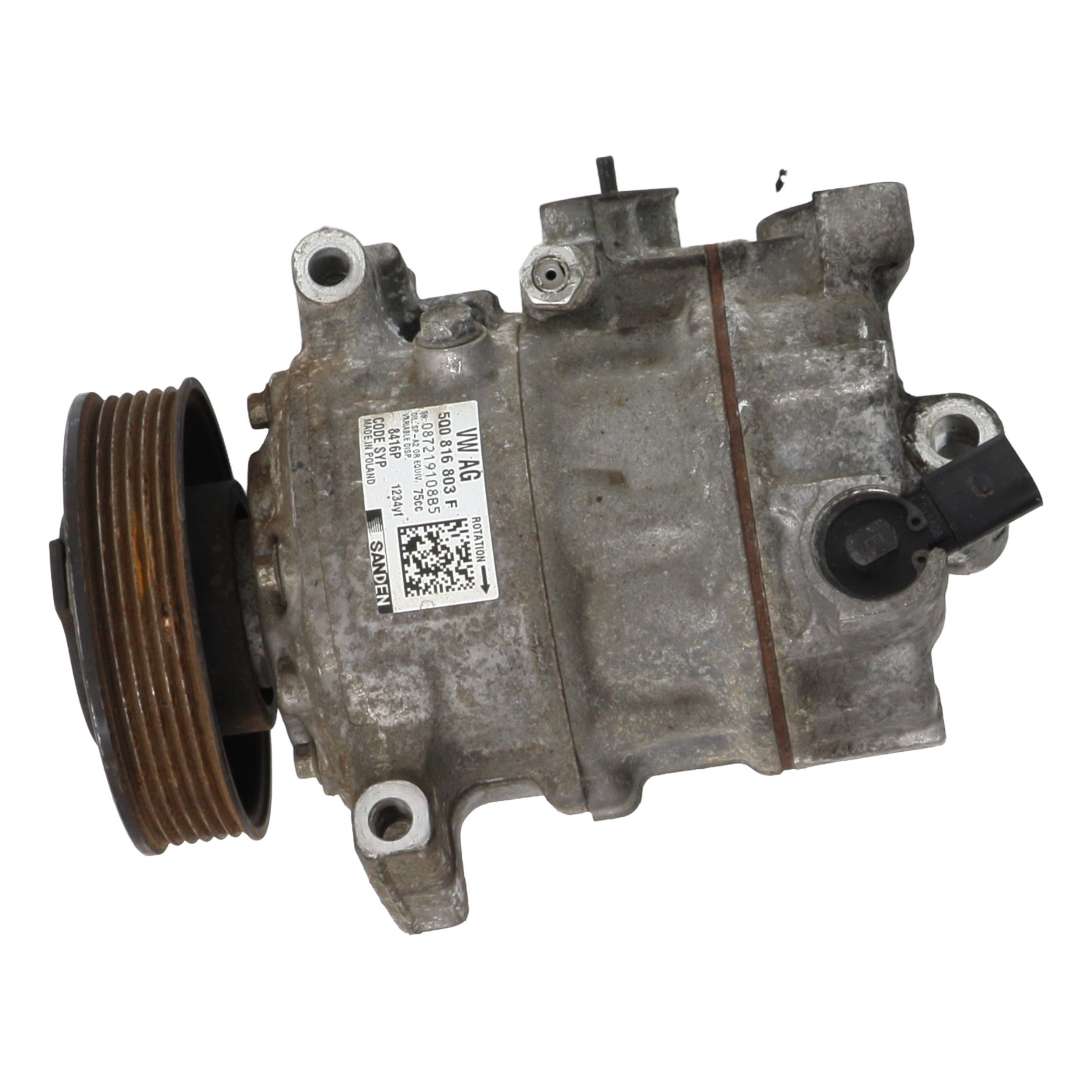 Compresseur clim pour VOLKSWAGEN POLO 6 PHASE 1 Compresseur clim pour VOLKSWAGEN POLO 6 PHASE 1