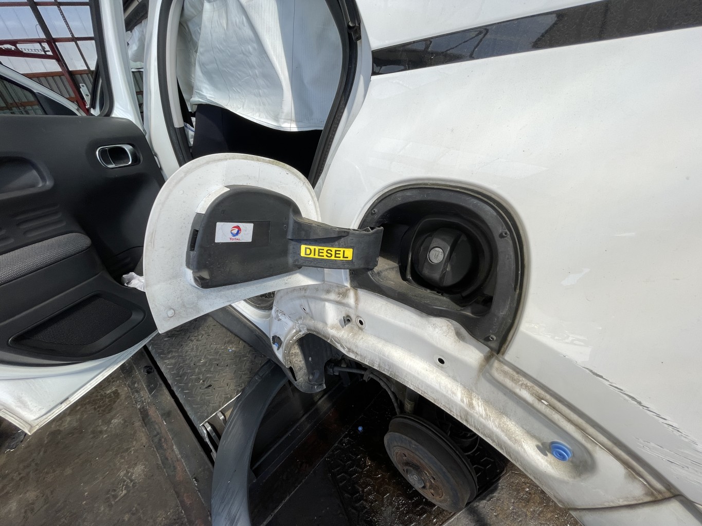 Couvercle De Trappe à Carburant Pour Citroën C4 Cactus Phase I (2014+) - Pièce D'origine PSA