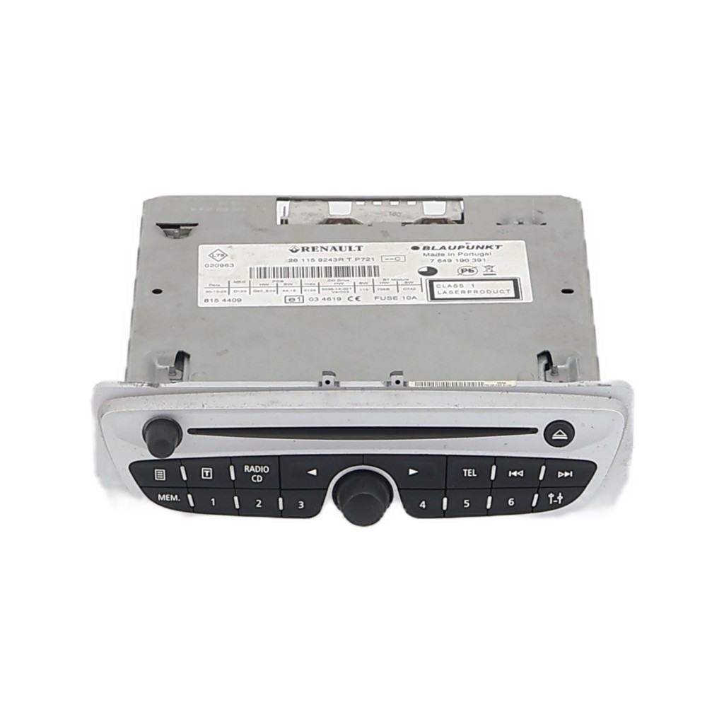 Autoradio d'origine pour RENAULT SCENIC 3 PHASE 1 Autoradio d'origine pour RENAULT SCENIC 3 PHASE 1