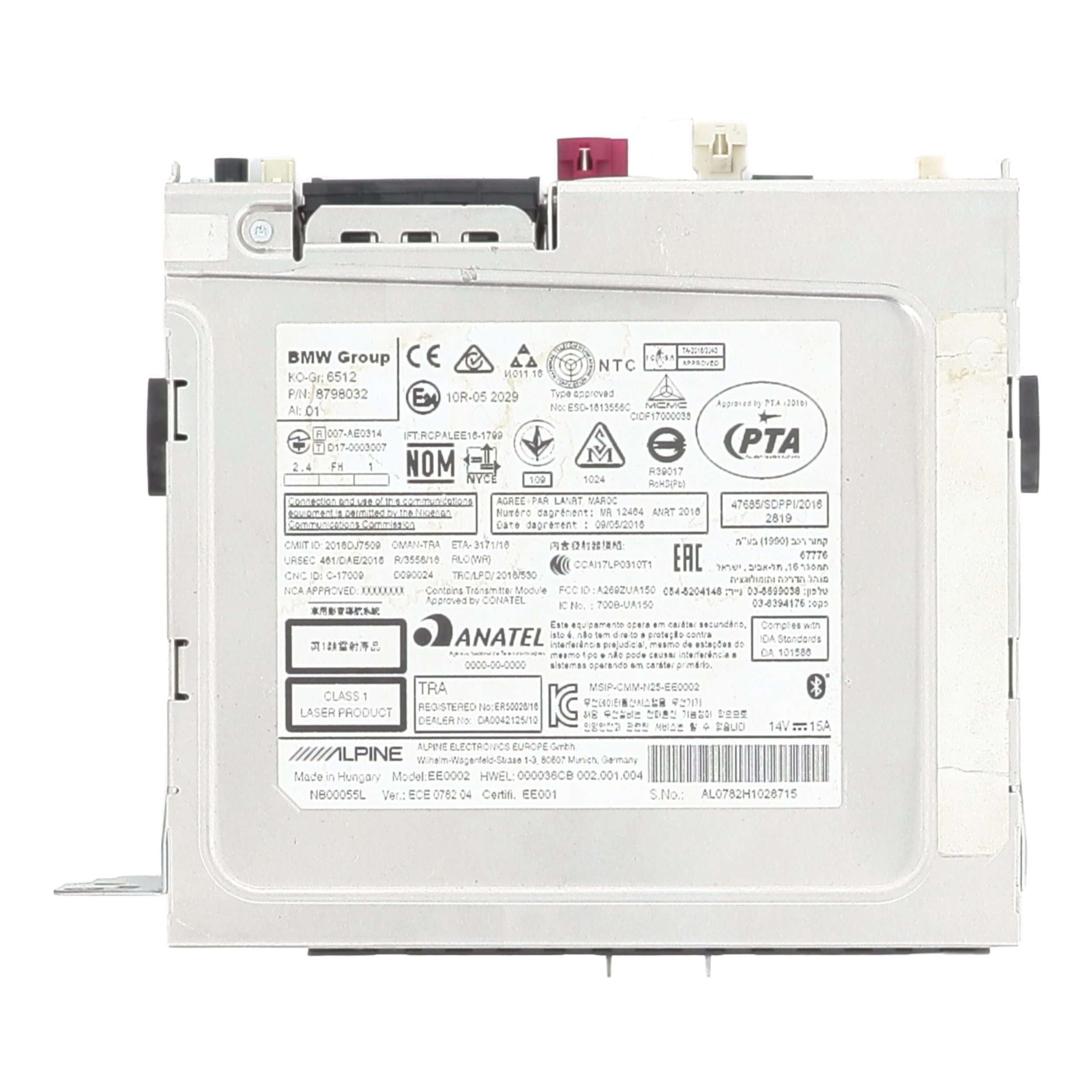 Autoradio d'origine pour BMW SERIE 1 F20 PHASE 2 Autoradio d'origine pour BMW SERIE 1 F20 PHASE 2
