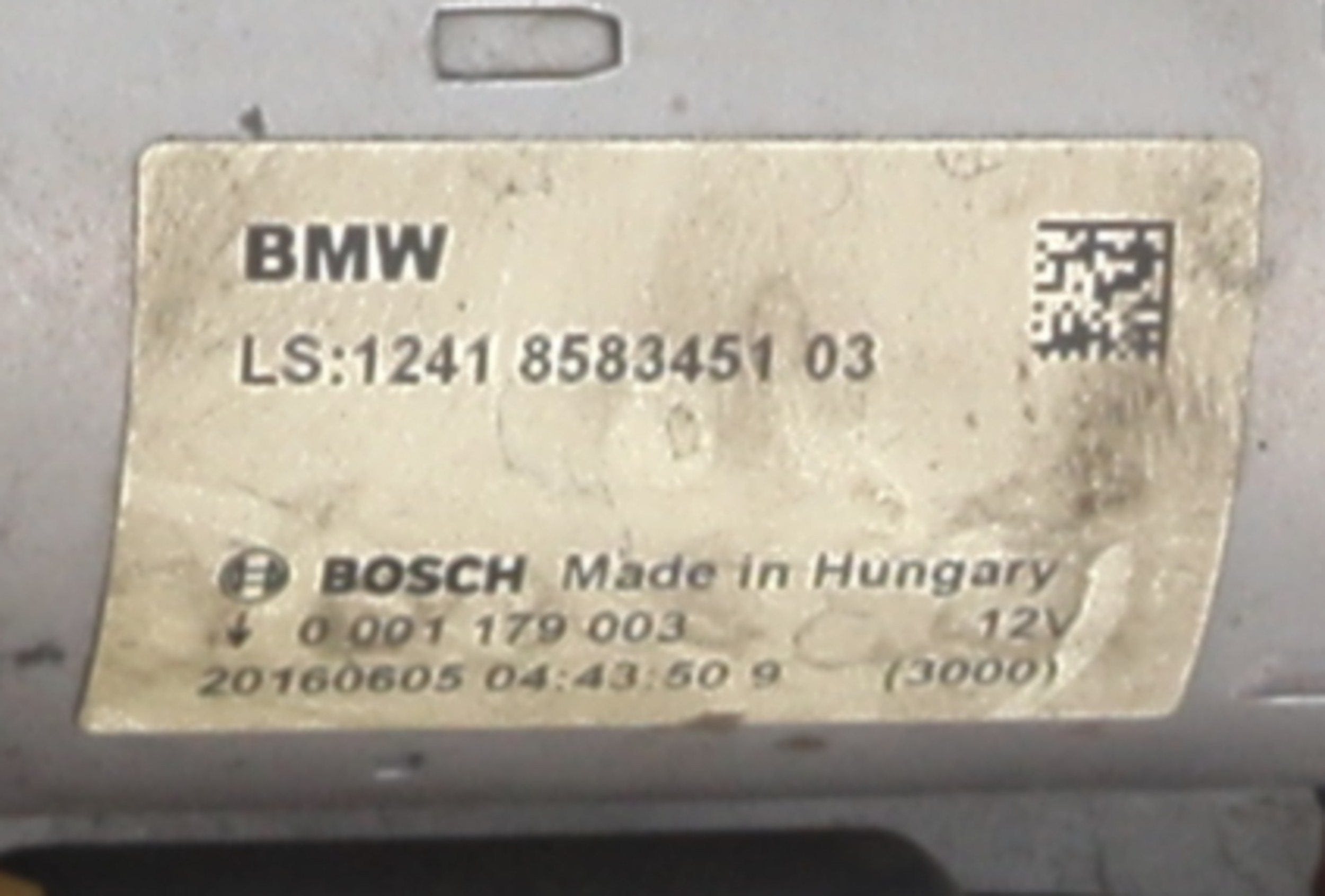 Demarreur pour BMW SERIE 1 F20 PHASE 2 Demarreur pour BMW SERIE 1 F20 PHASE 2