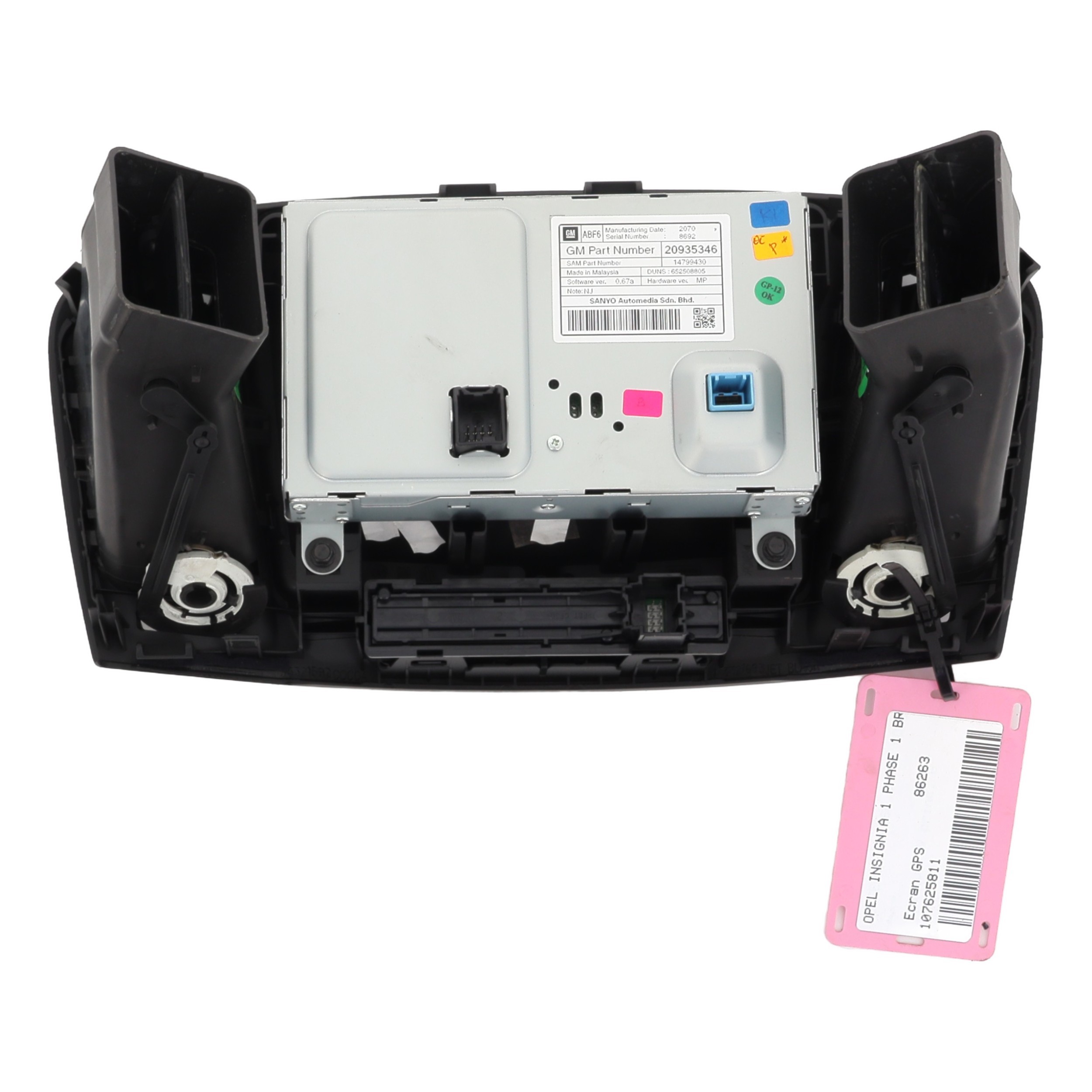 Ecran GPS pour OPEL INSIGNIA 1 PHASE 1 BREAK Ecran GPS pour OPEL INSIGNIA 1 PHASE 1 BREAK