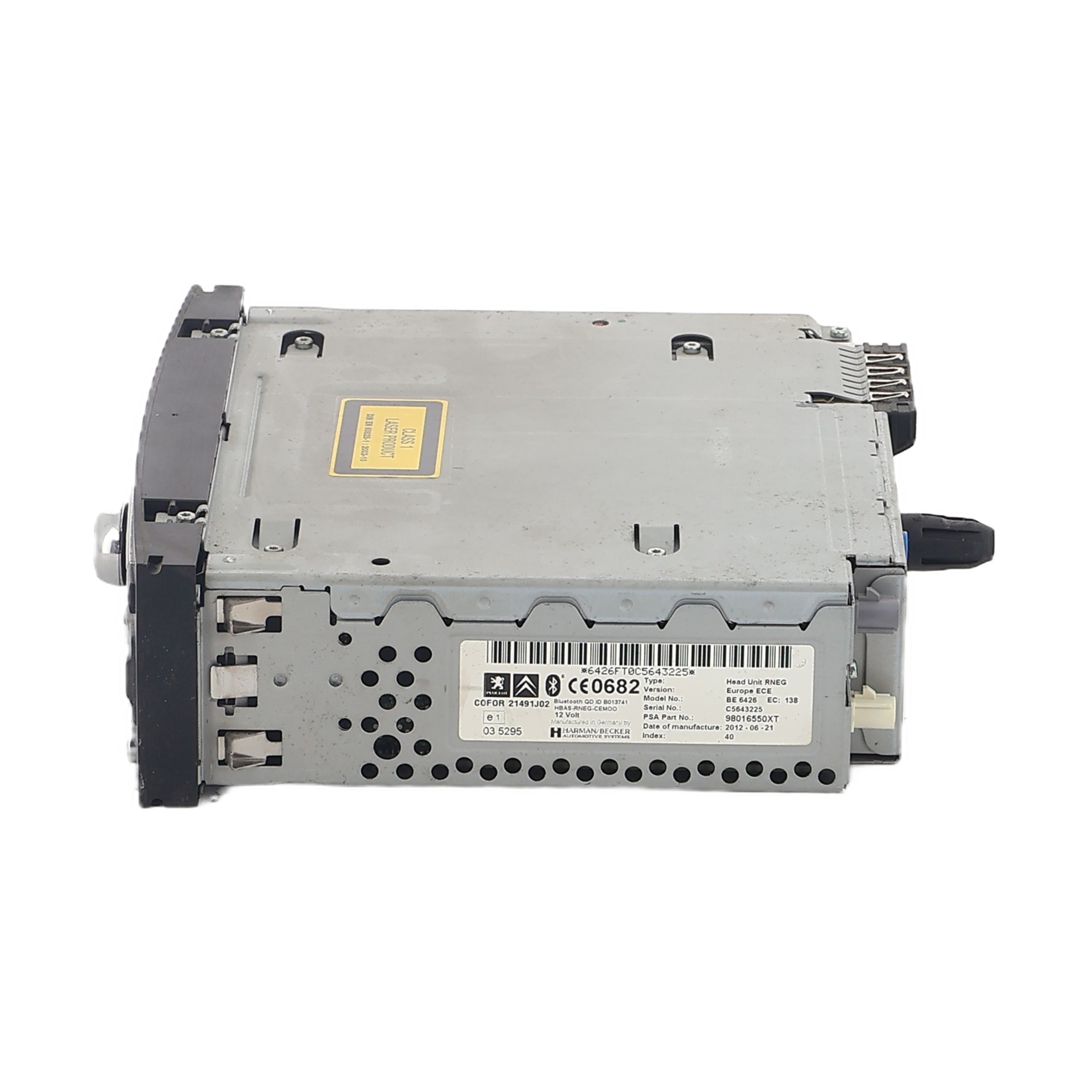 Autoradio d'origine pour PEUGEOT 5008 1 PHASE 1 Autoradio d'origine pour PEUGEOT 5008 1 PHASE 1