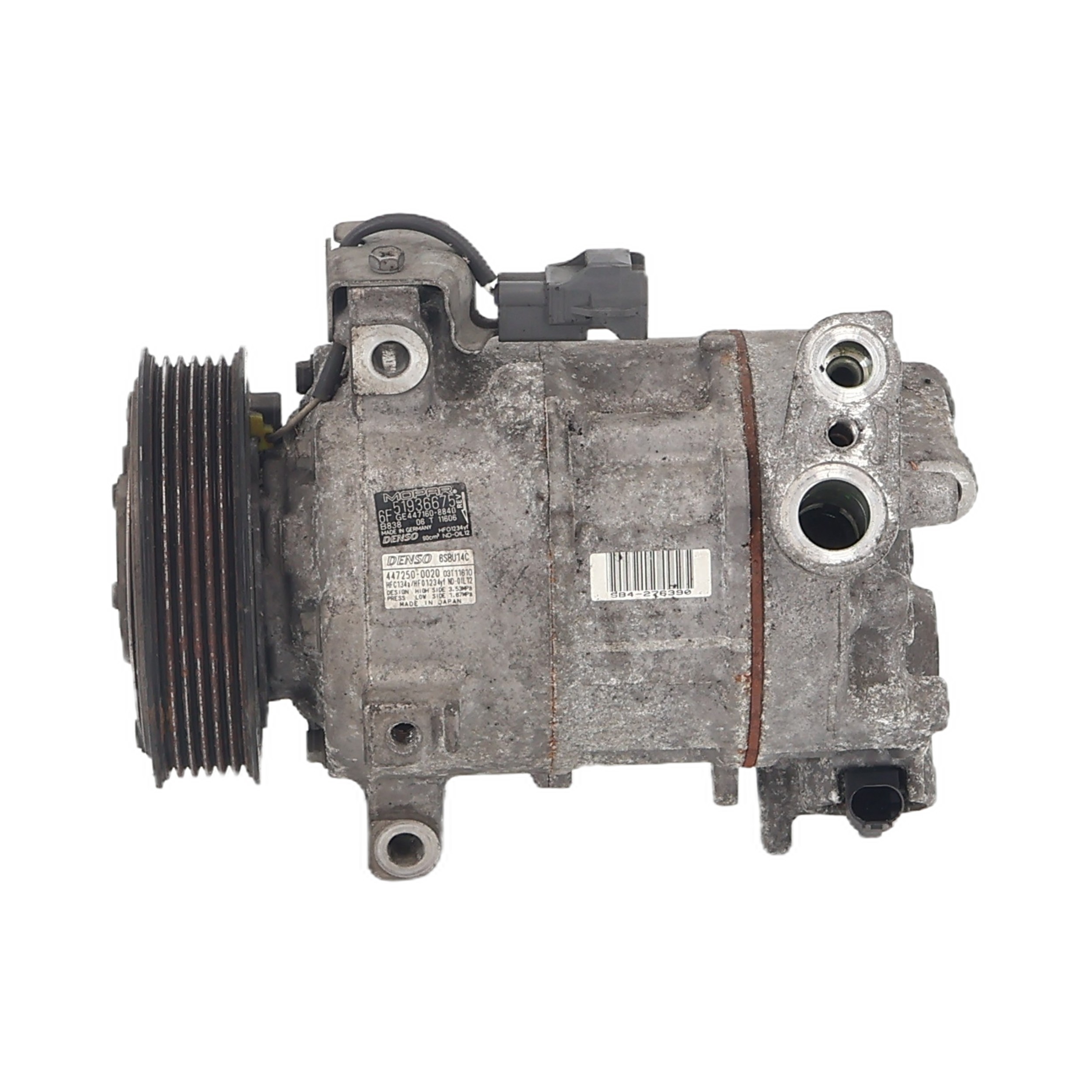 Compresseur clim pour FIAT 500X PHASE 1 Compresseur clim pour FIAT 500X PHASE 1