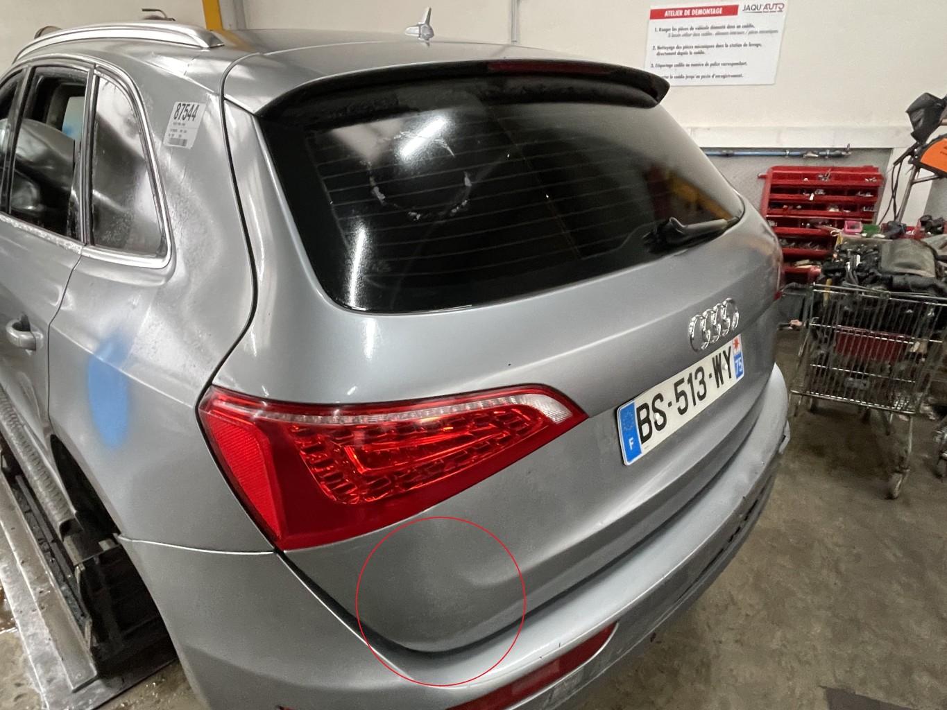 Malle/Hayon arriere pour AUDI Q5 Malle/Hayon arriere pour AUDI Q5