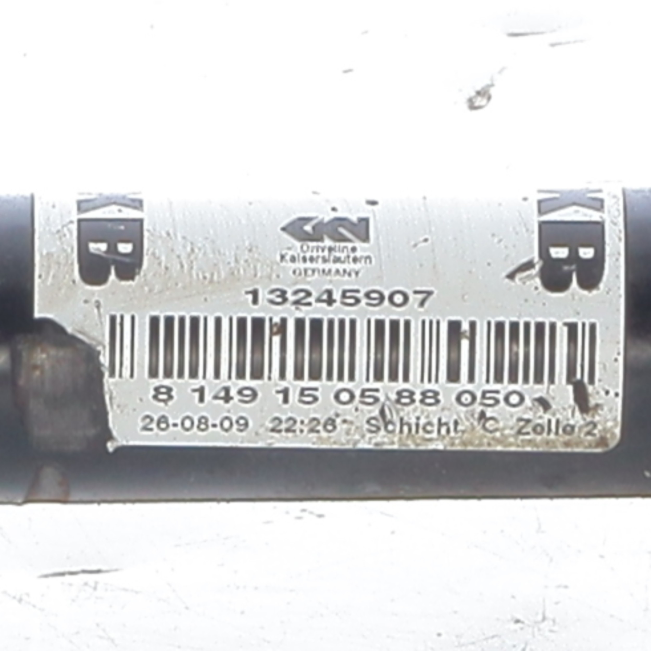 Cardan droit (transmission) pour OPEL ZAFIRA B PHASE 2 Cardan droit (transmission) pour OPEL ZAFIRA B PHASE 2
