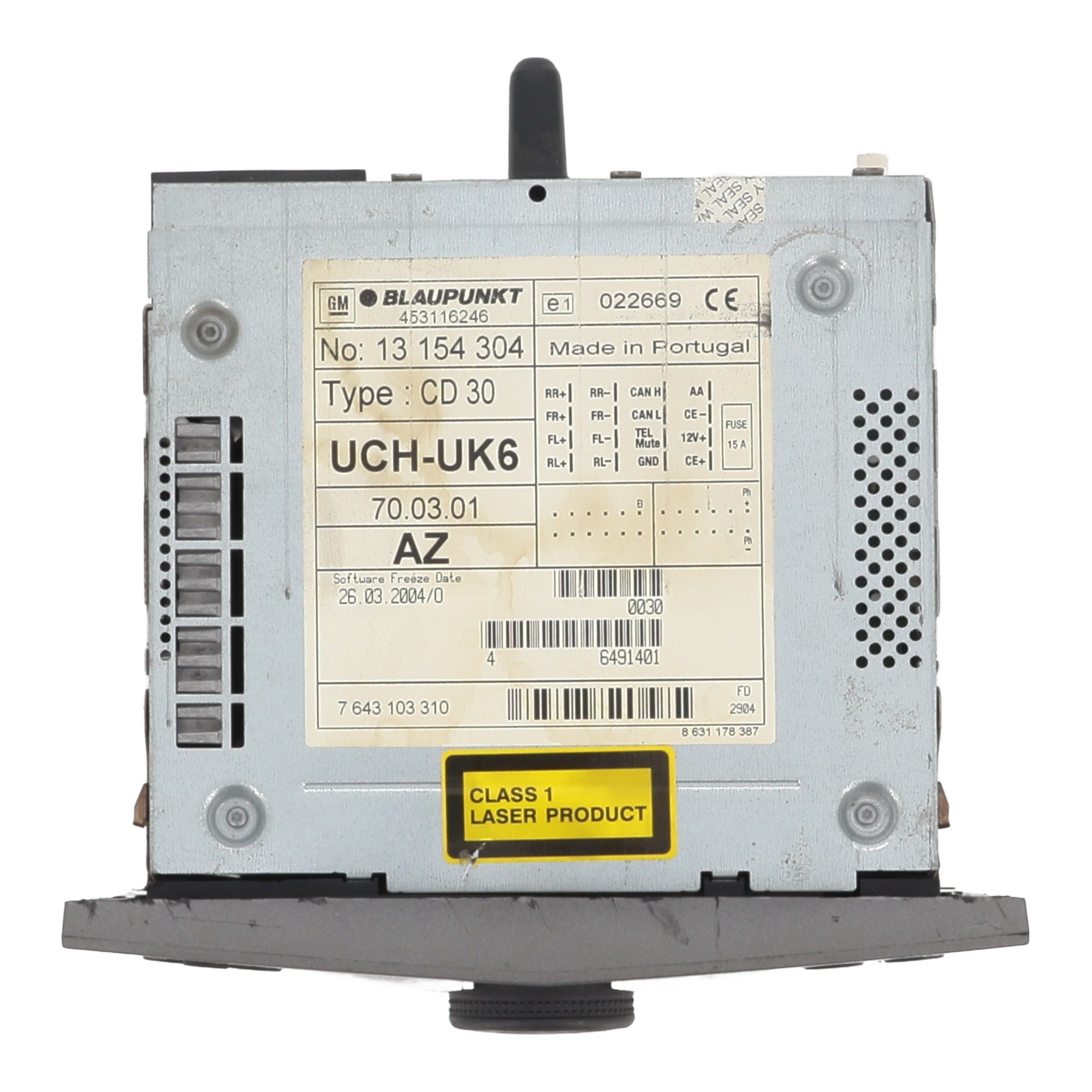 Autoradio d'origine pour OPEL ASTRA H GTC PHASE 1 Autoradio d'origine pour OPEL ASTRA H GTC PHASE 1