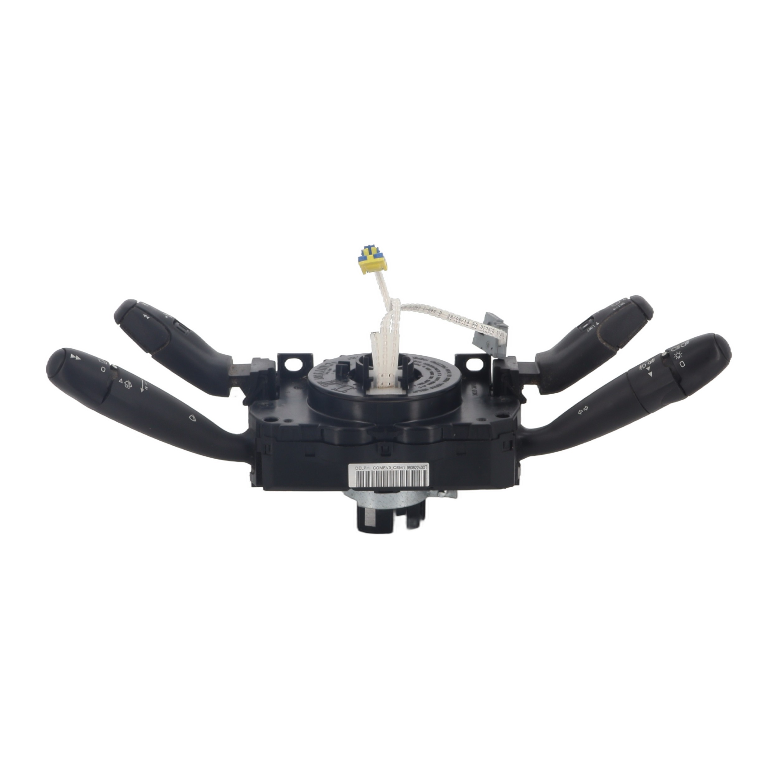 Com (Bloc Contacteur Tournant+Commodo Essuie Glace+Commodo Phare) pour CITROEN BERLINGO 2 PHASE 3 Com (Bloc Contacteur Tournant+Commodo Essuie Glace+Commodo Phare) pour CITROEN BERLINGO 2 PHASE 3
