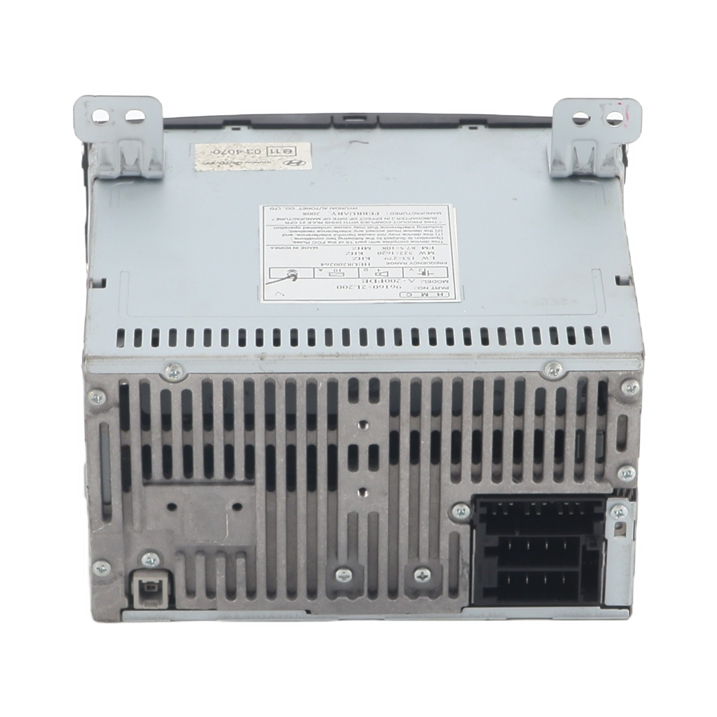 Autoradio d'origine pour HYUNDAI I 30 1 PHASE 1 BREAK Autoradio d'origine pour HYUNDAI I 30 1 PHASE 1 BREAK